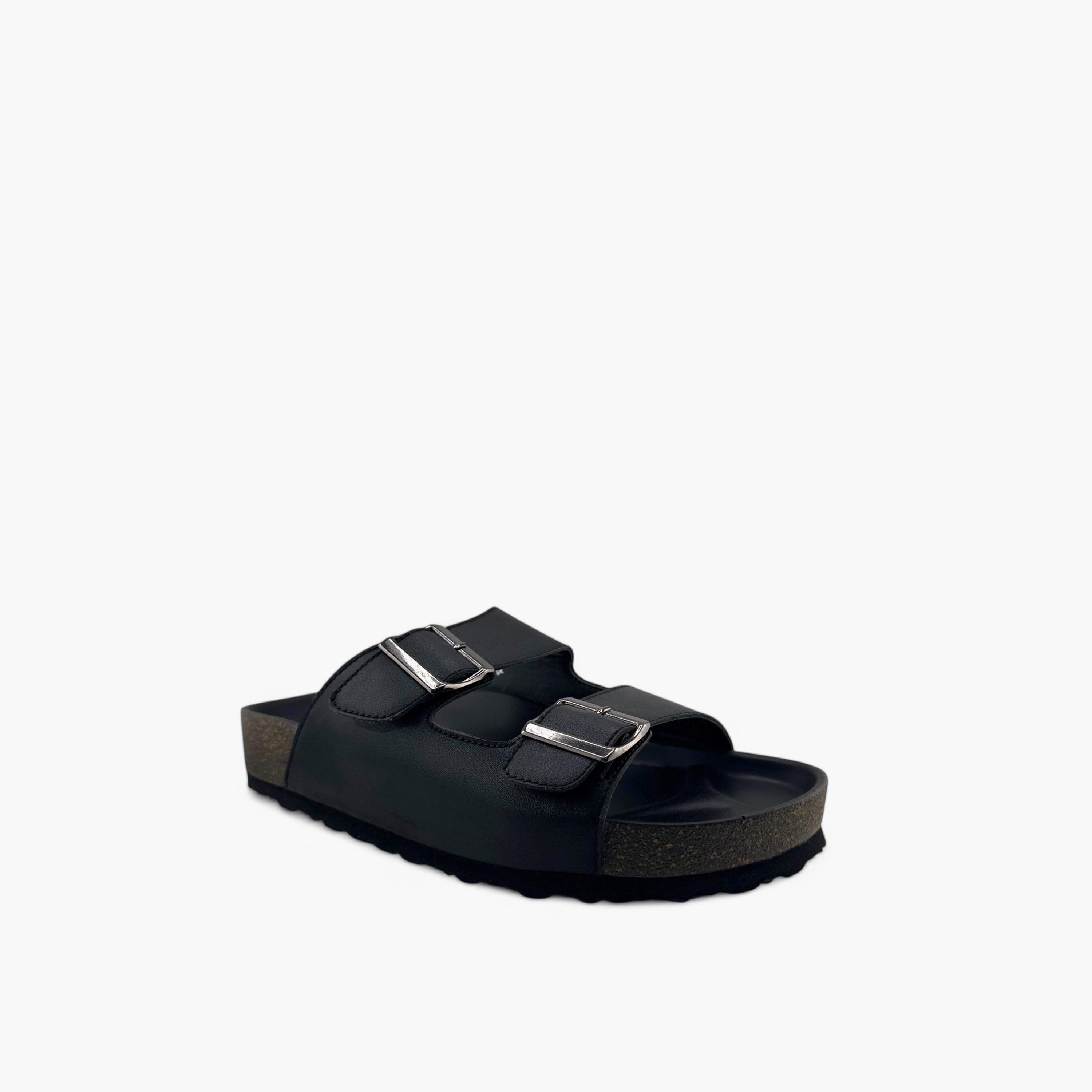 Al Fanoos Men's Slip-On Traditional Arabic Sandals | MK-CF54B-men-shoes-sandals-image-1