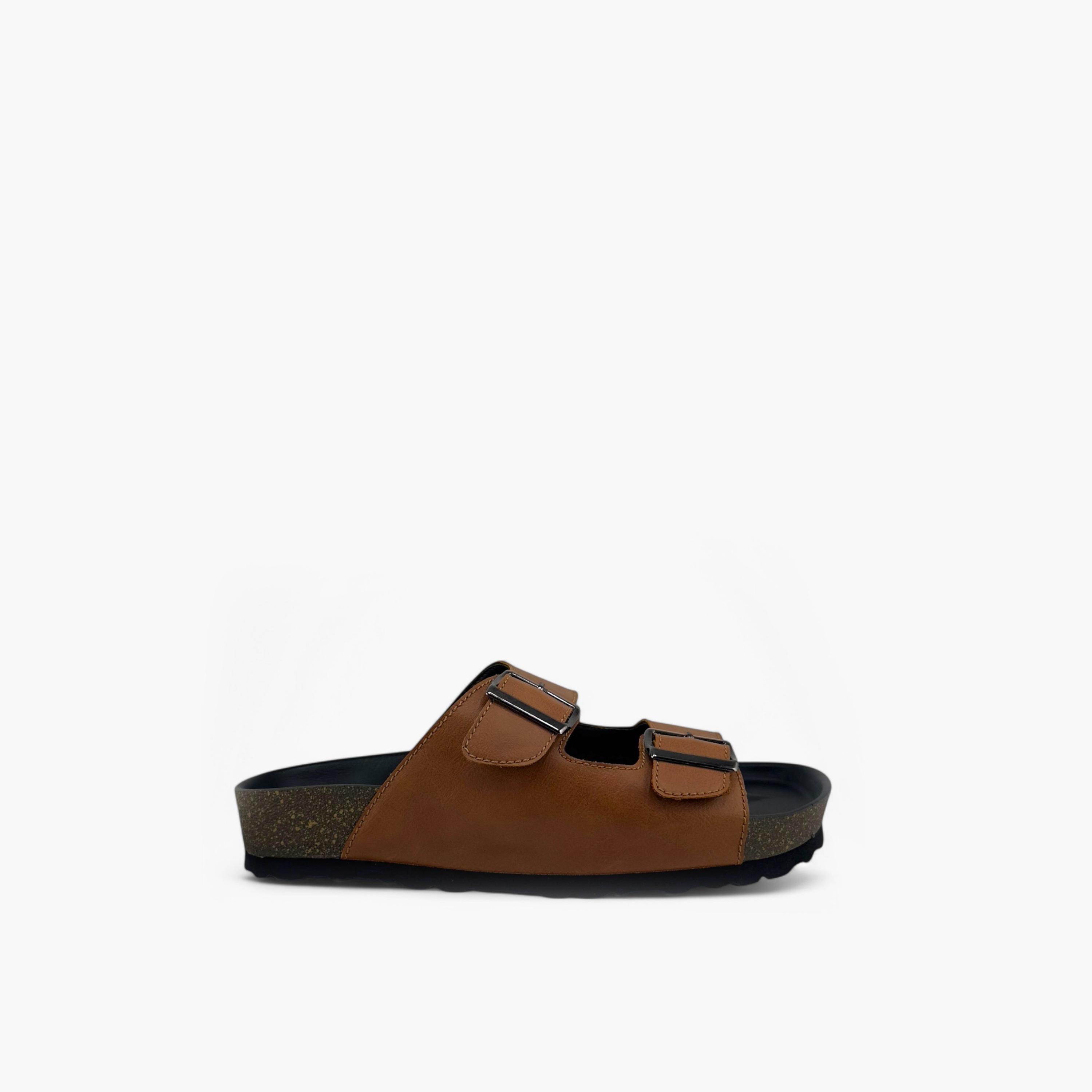 Al Fanoos Men's Slip-On Traditional Arabic Sandals | MK-CF54B-men-shoes-sandals-image-2