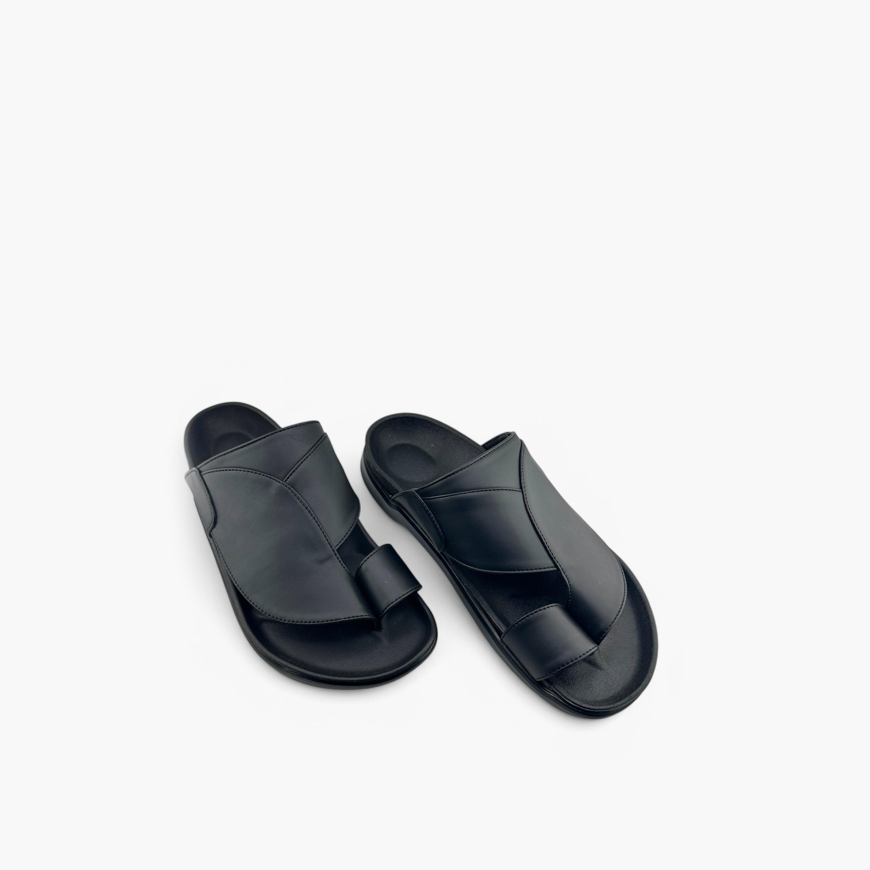 Al Fanoos Men's Slip-On Traditional Arabic Sandals | MK-CF62-men-shoes-sandals-image-2