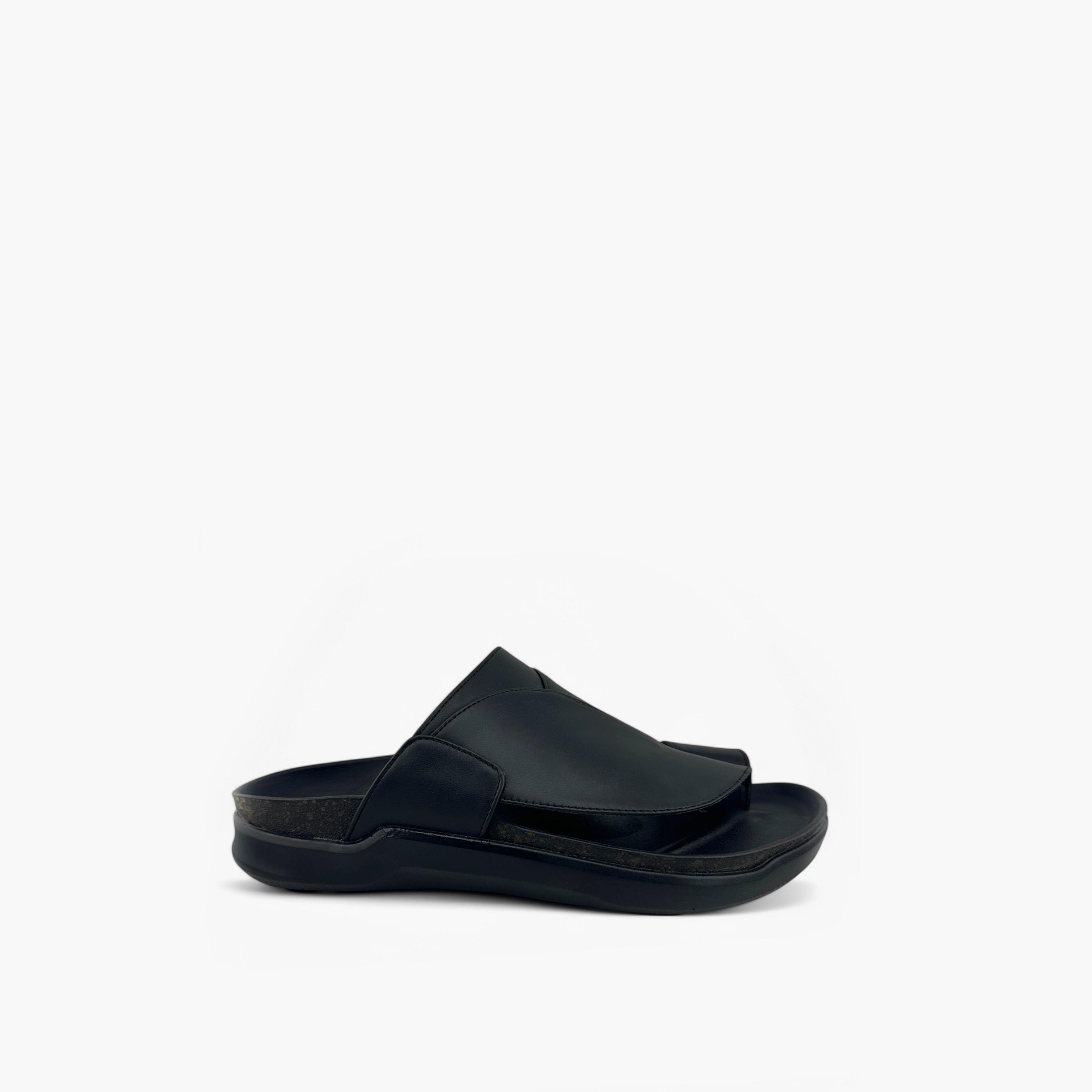 Al Fanoos Men's Slip-On Traditional Arabic Sandals | MK-CF62-men-shoes-sandals-image-3