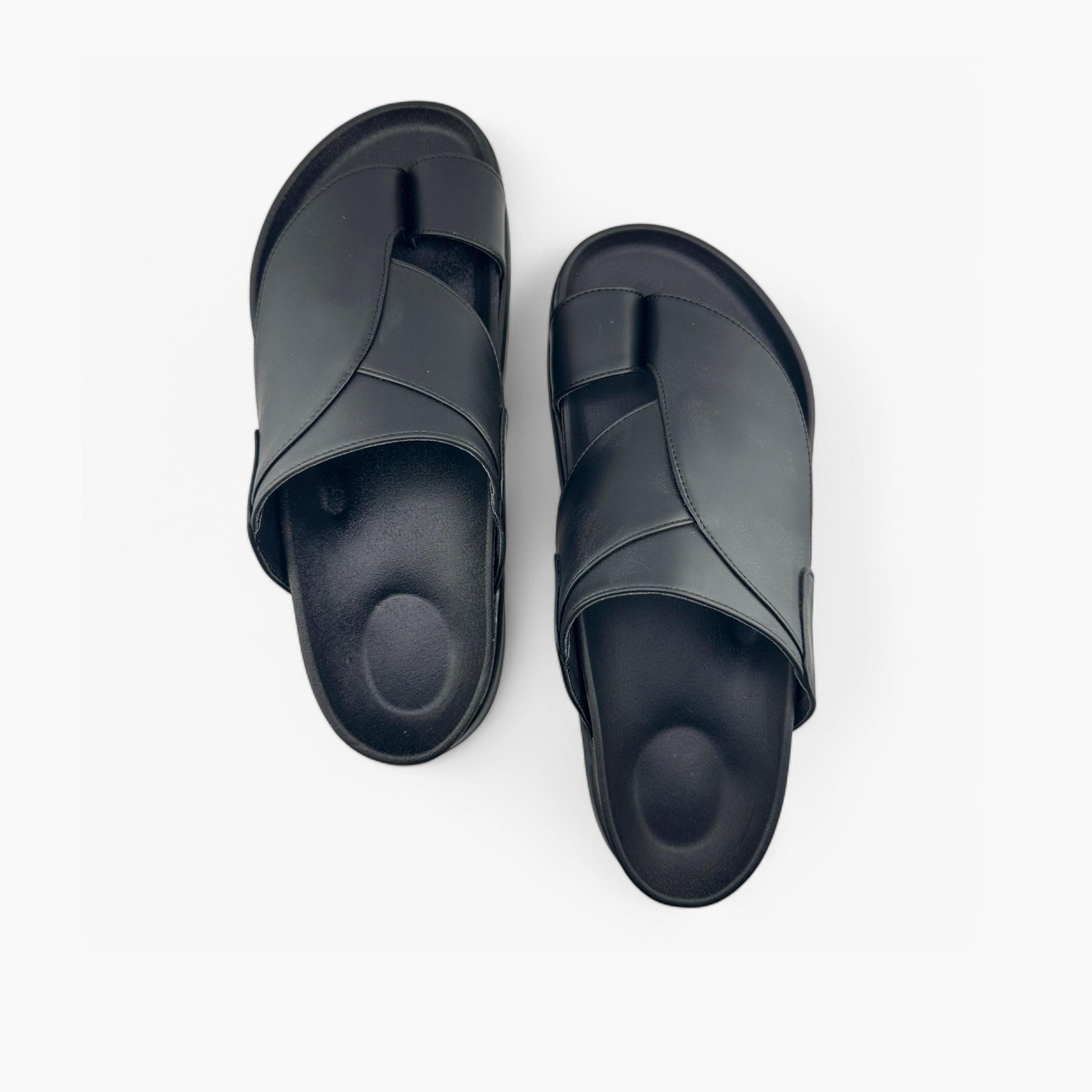 Al Fanoos Men's Slip-On Traditional Arabic Sandals | MK-CF62-men-shoes-sandals-image-5