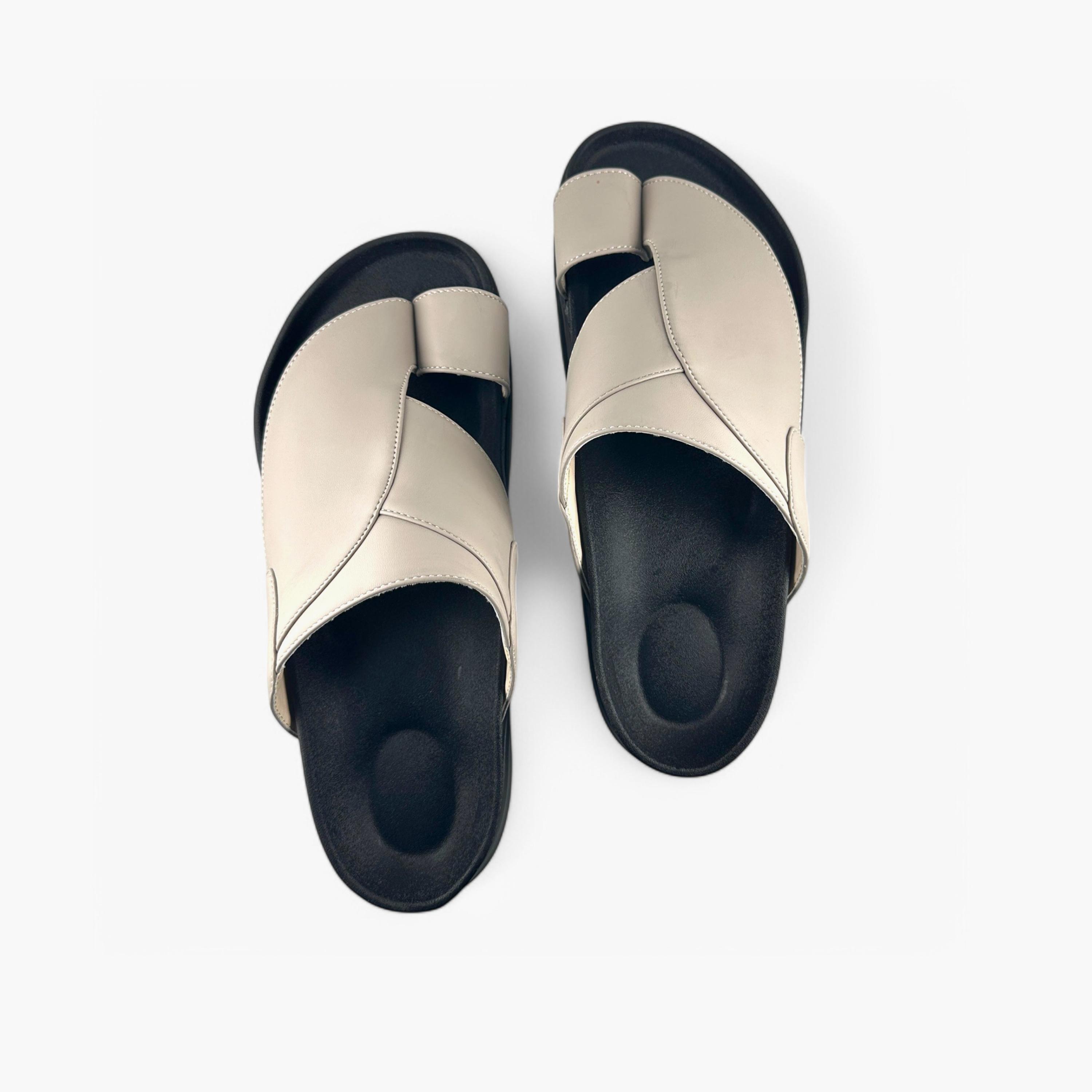 Al Fanoos Men's Slip-On Traditional Arabic Sandals | MK-CF62-men-shoes-sandals-image-3