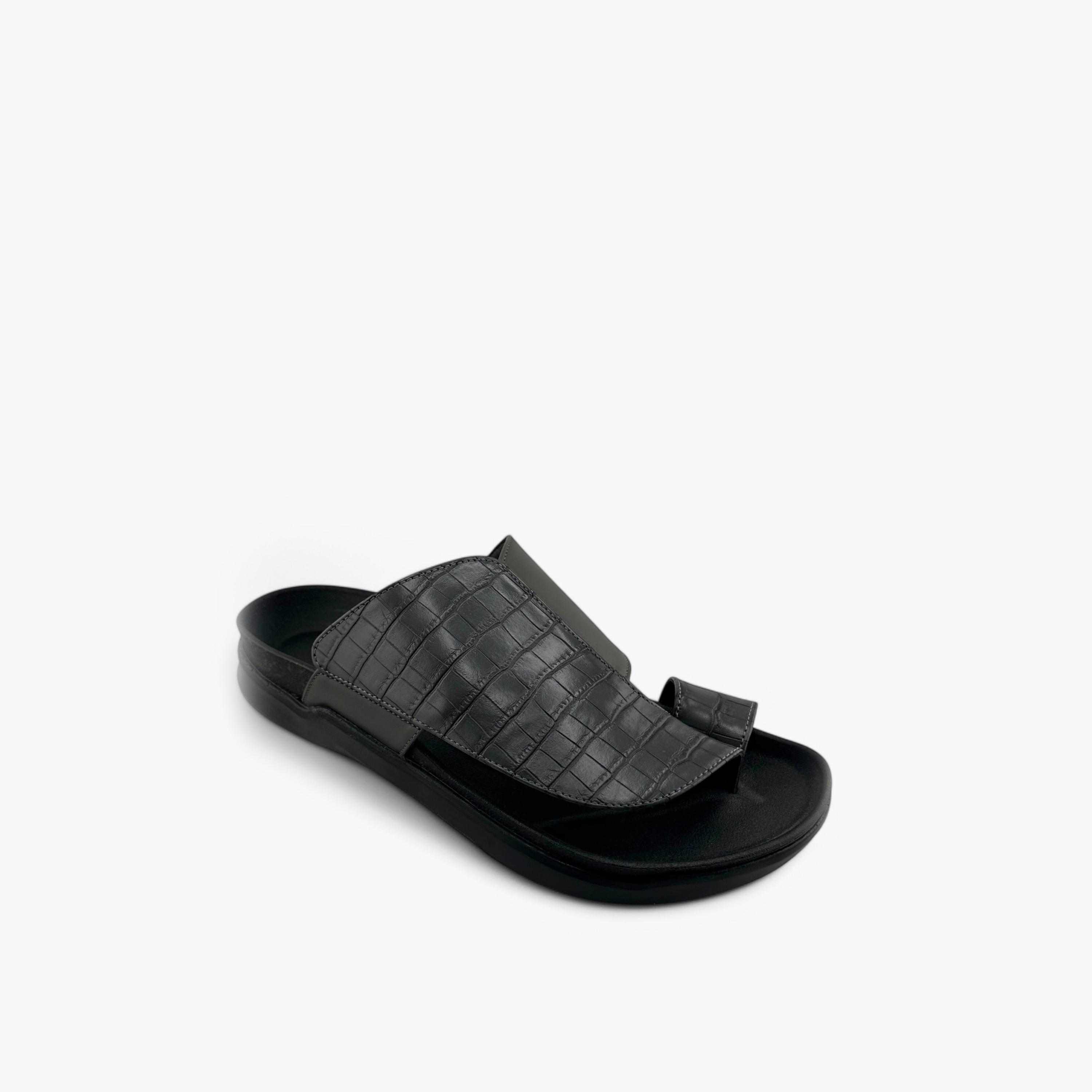 الفانوس- صندل تصميم عربي سهل الارتداء للرجال | MK-CF64-men-shoes-sandals-image-1