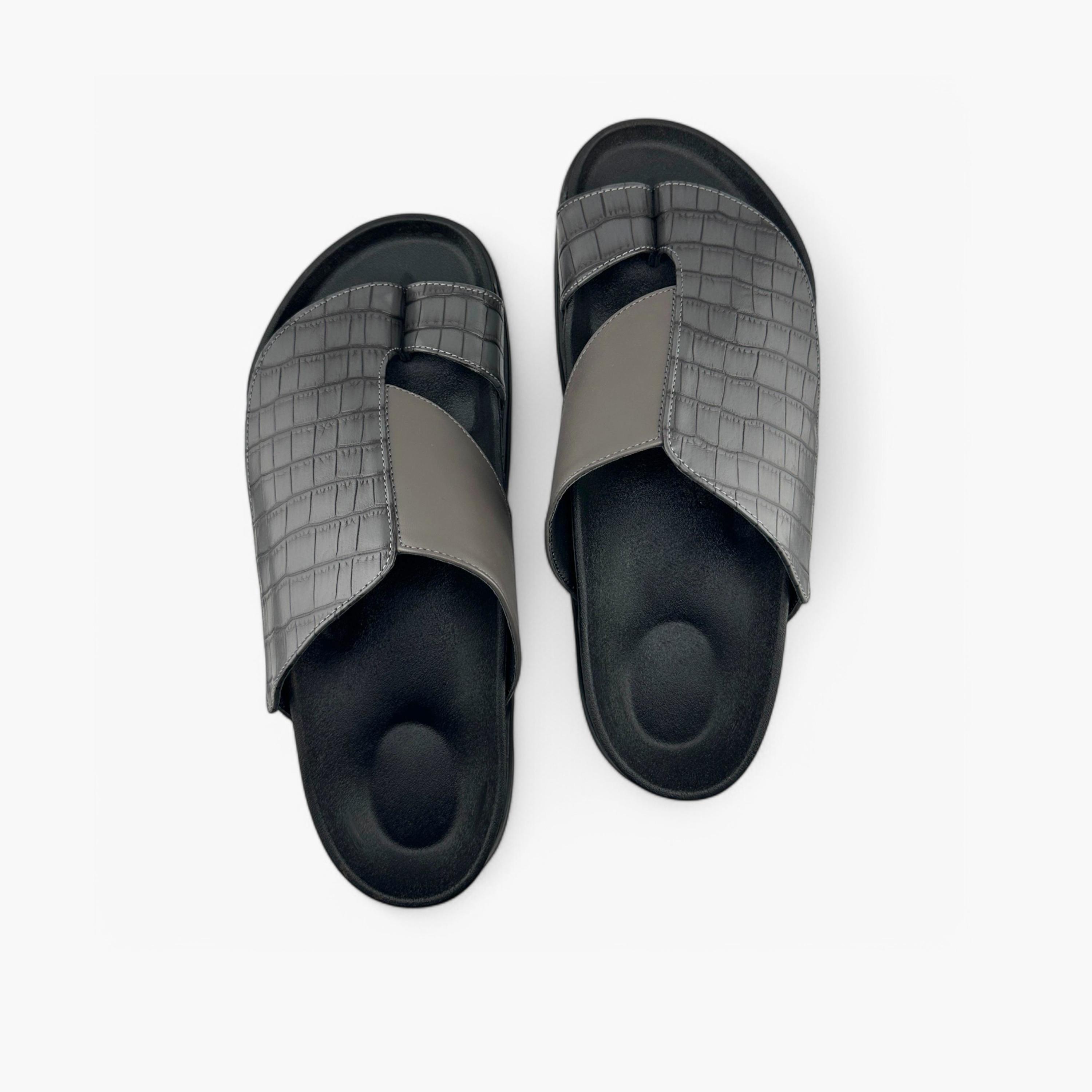 الفانوس- صندل تصميم عربي سهل الارتداء للرجال | MK-CF64-men-shoes-sandals-image-2