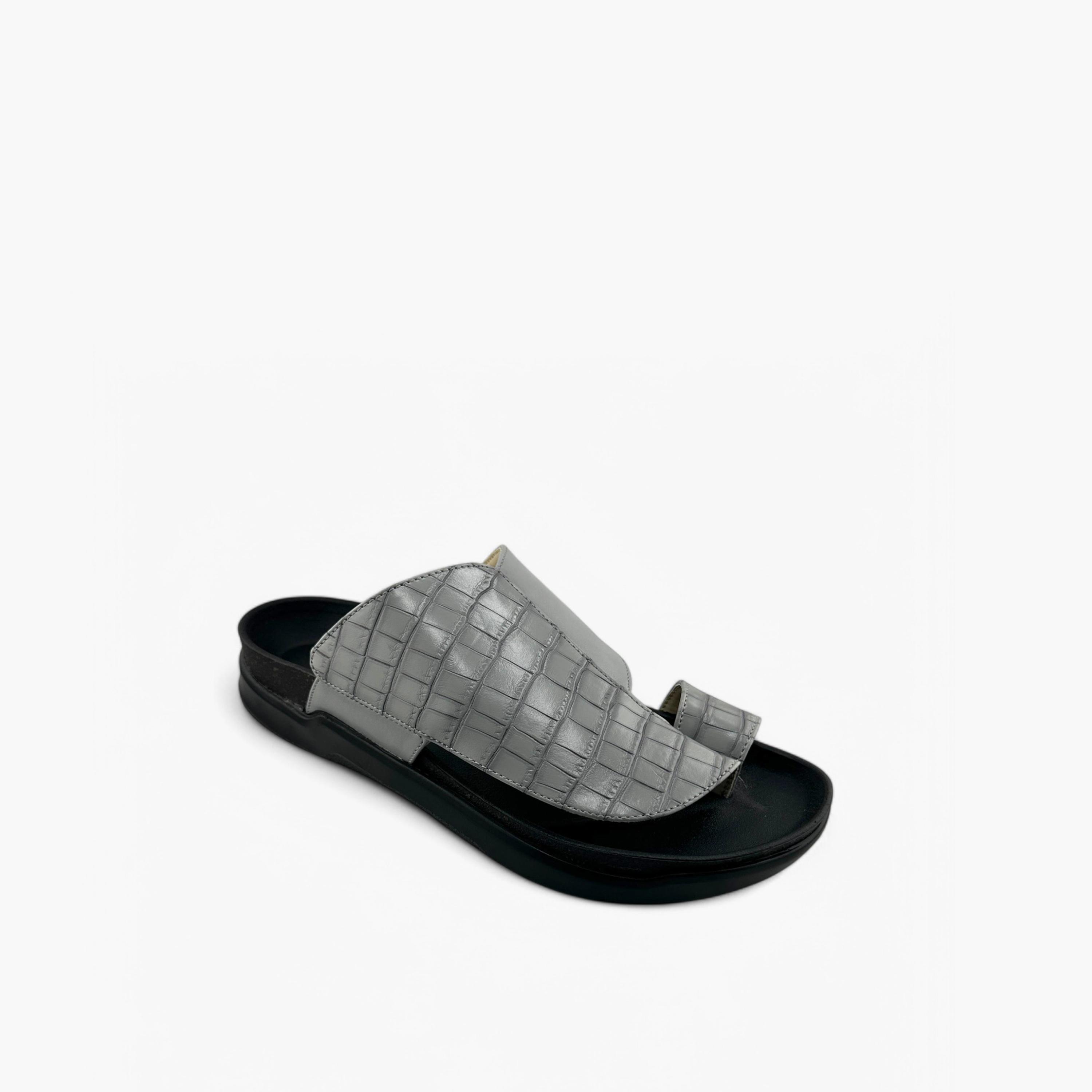 Al Fanoos Men's Slip-On Traditional Arabic Sandals | MK-CF64-men-shoes-sandals-image-1