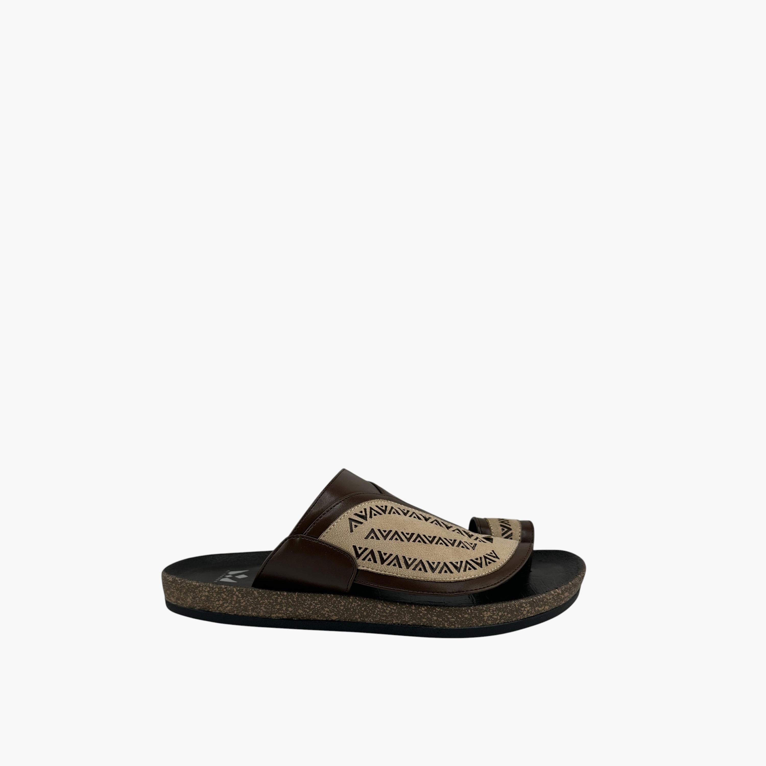 الفانوس- صندل تصميم عربي سهل الارتداء للرجال | MK-KU04-men-shoes-sandals-image-4
