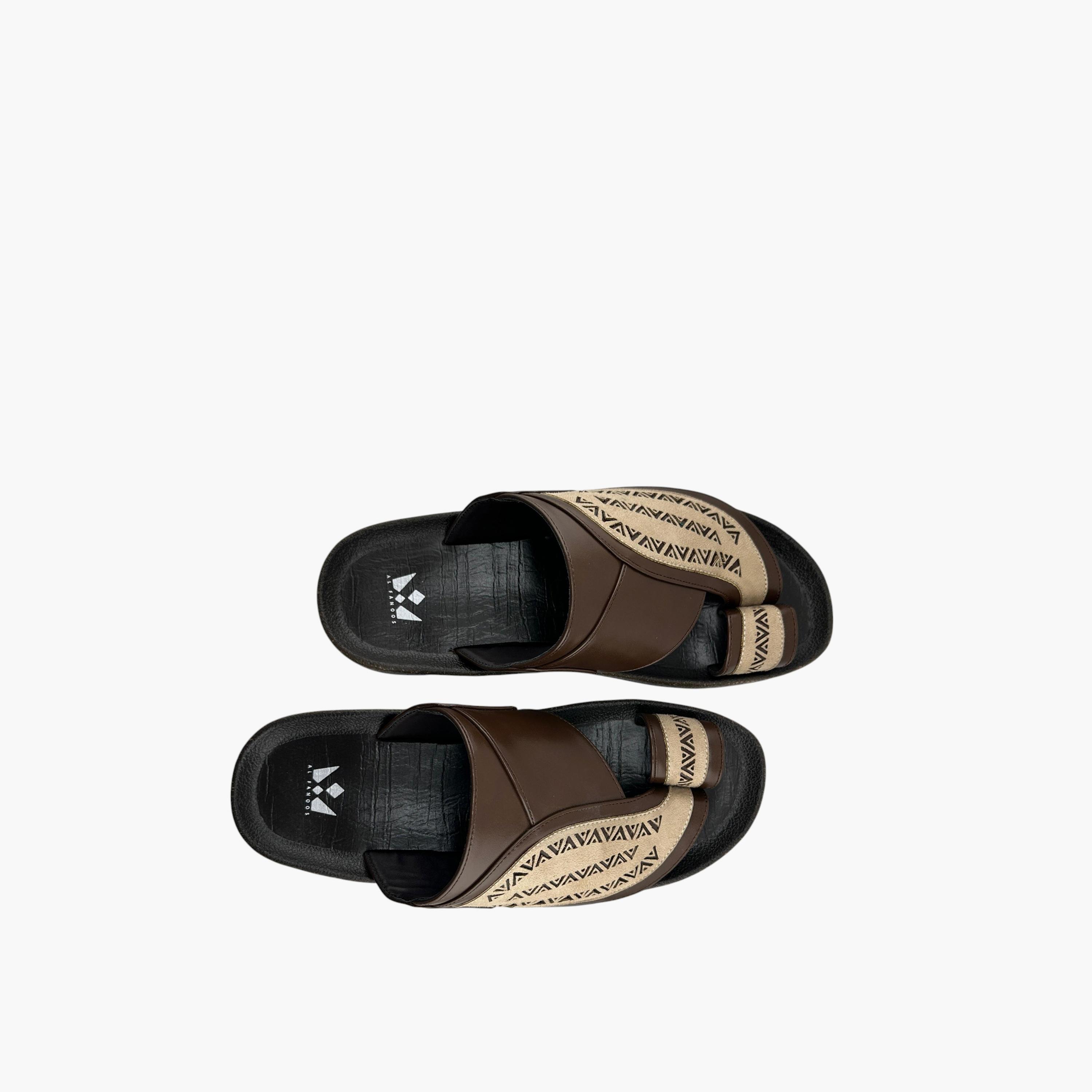 الفانوس- صندل تصميم عربي سهل الارتداء للرجال | MK-KU04-men-shoes-sandals-image-5