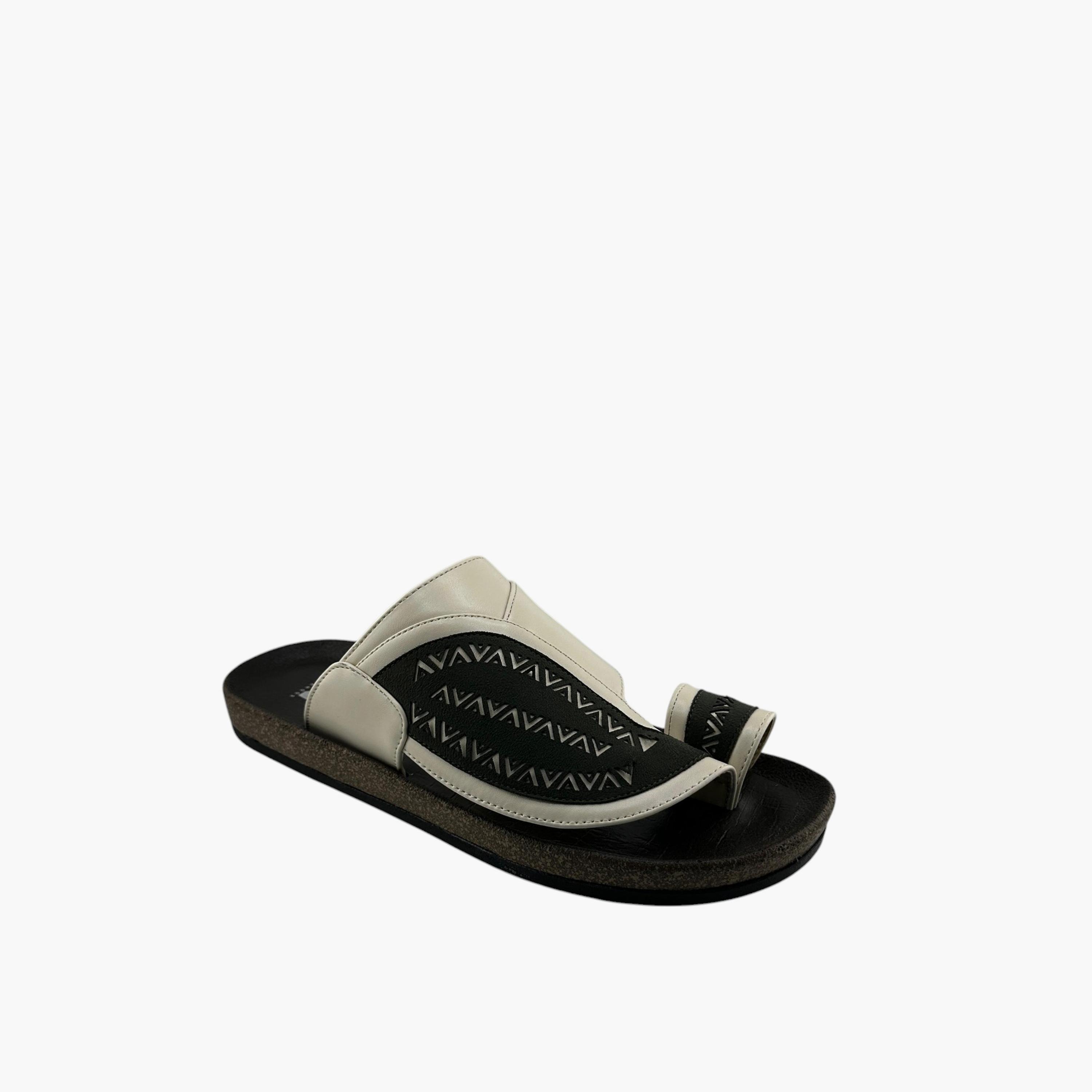Al Fanoos Men's Slip-On Desert Bliss Arabic Sandals | MK-KU04-men-shoes-sandals-image-1