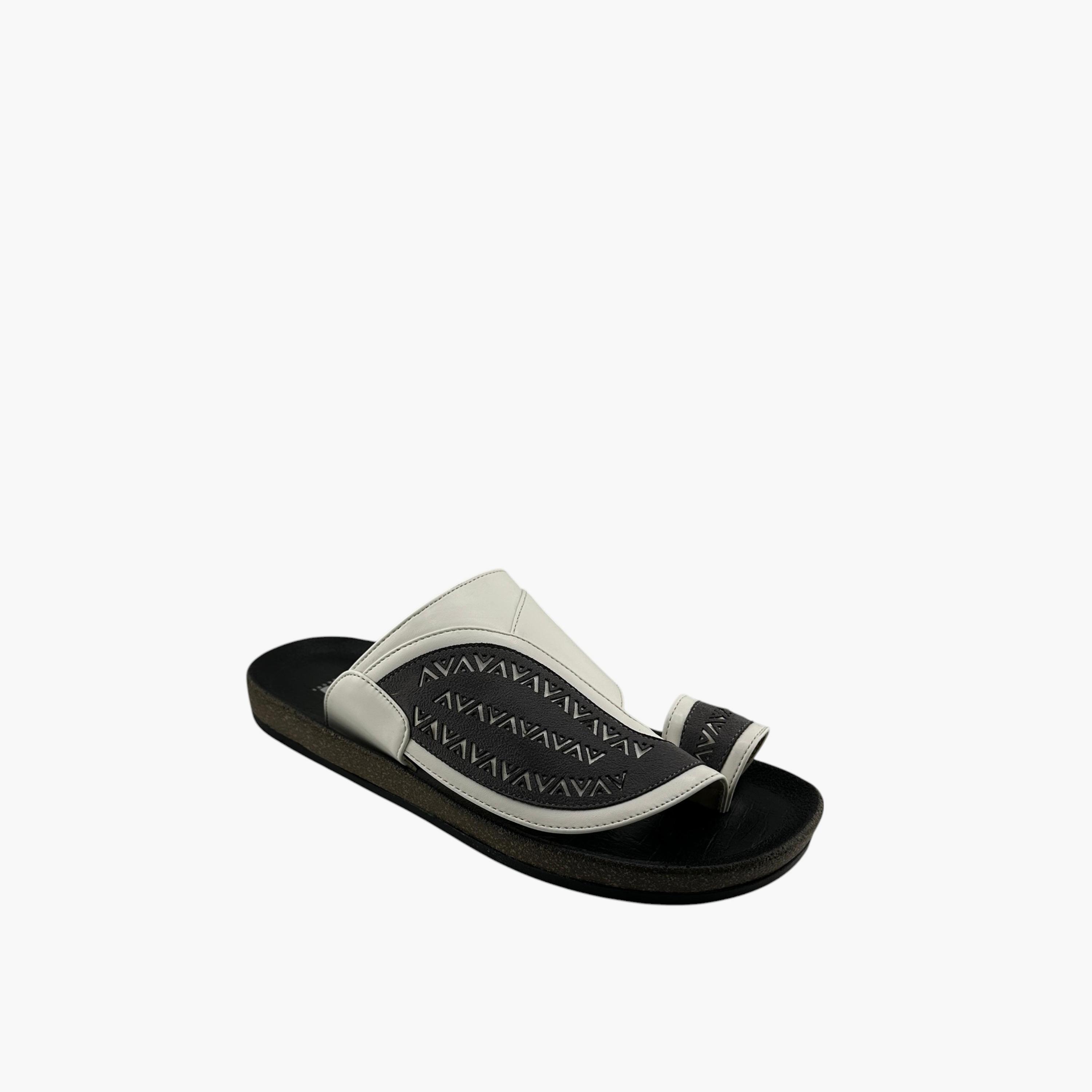 Al Fanoos Men's Slip-On Desert Bliss Arabic Sandals | MK-KU04-men-shoes-sandals-image-1