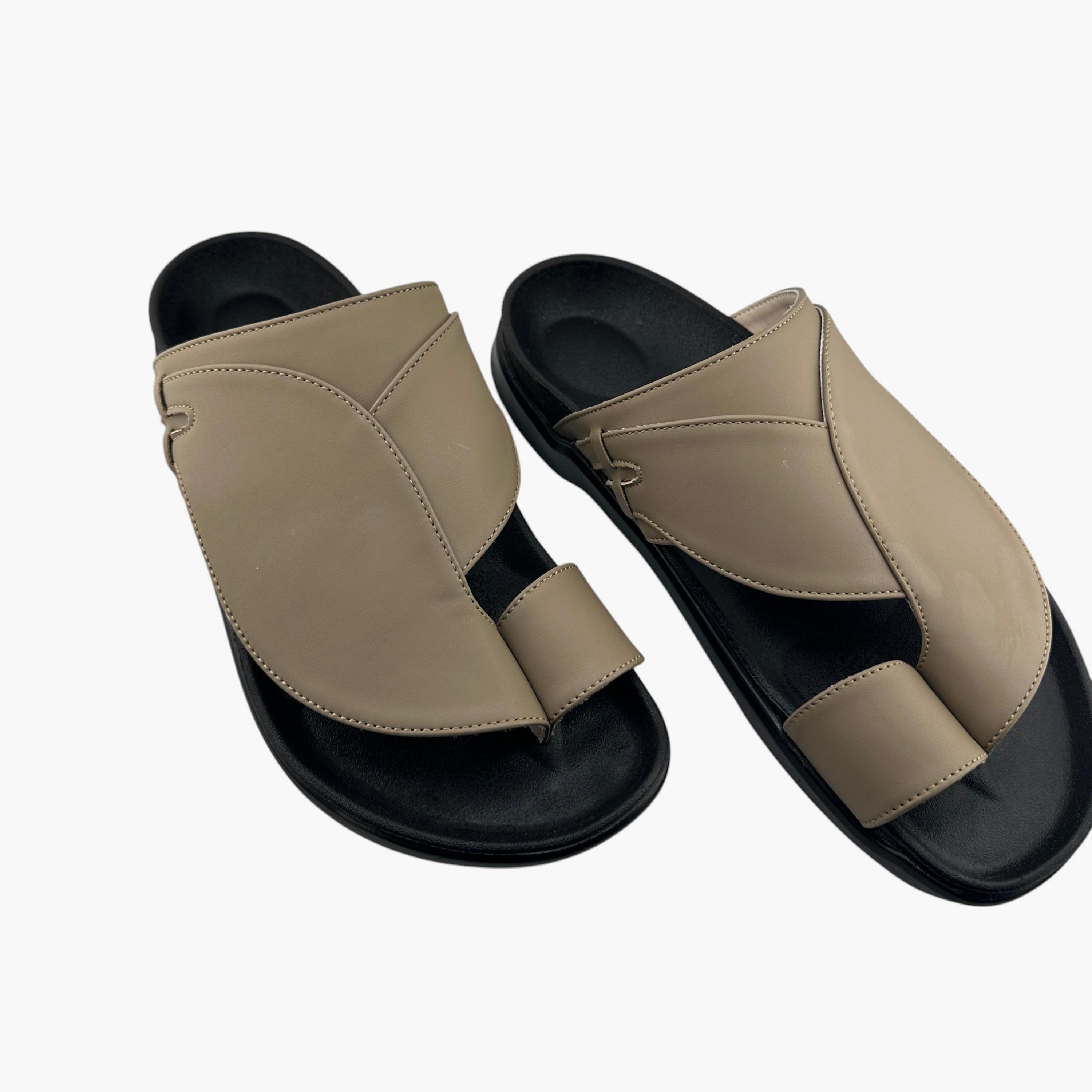 الفانوس- صندل تصميم عربي سهل الارتداء للرجال | MKCF-65-men-shoes-sandals-image-2