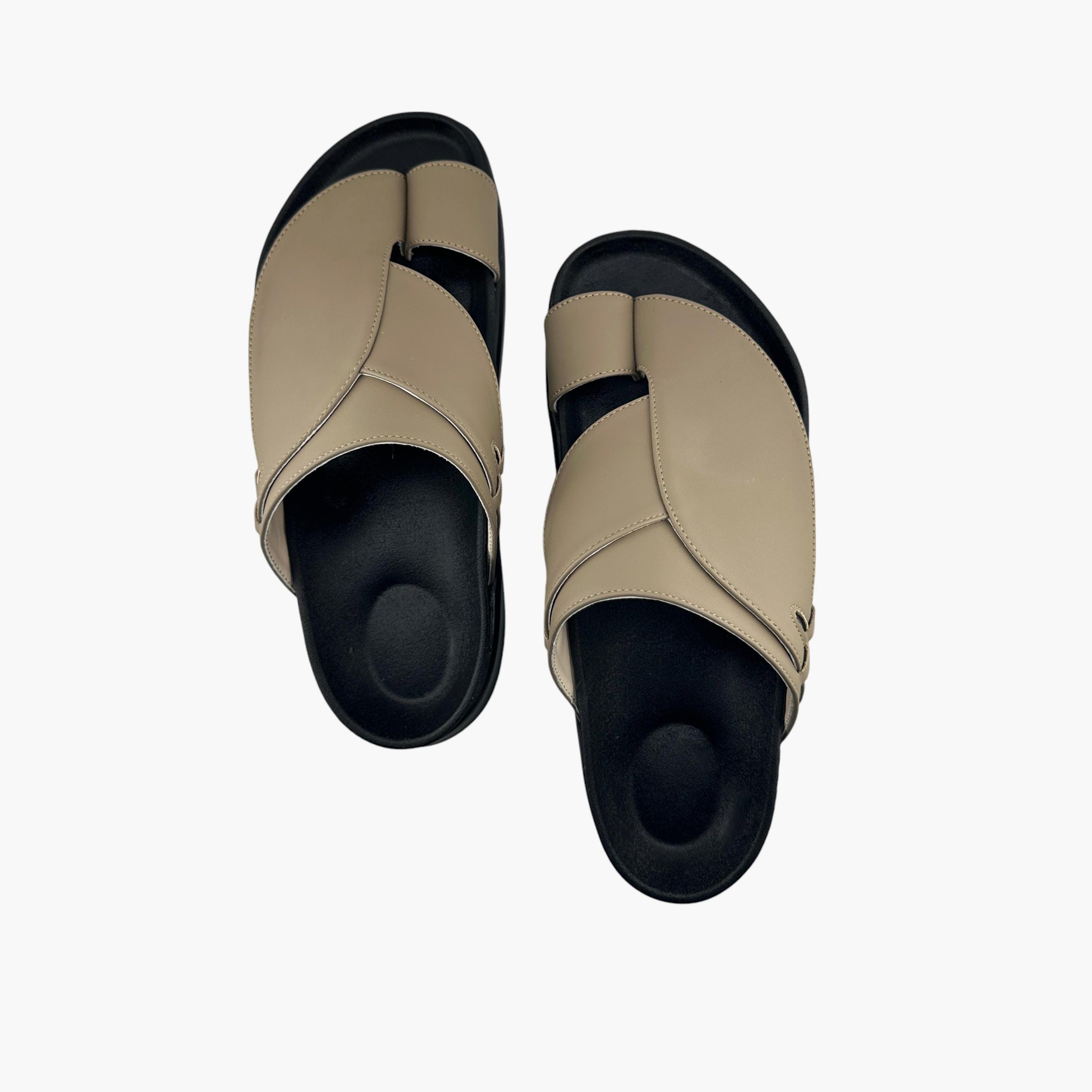 الفانوس- صندل تصميم عربي سهل الارتداء للرجال | MKCF-65-men-shoes-sandals-image-4