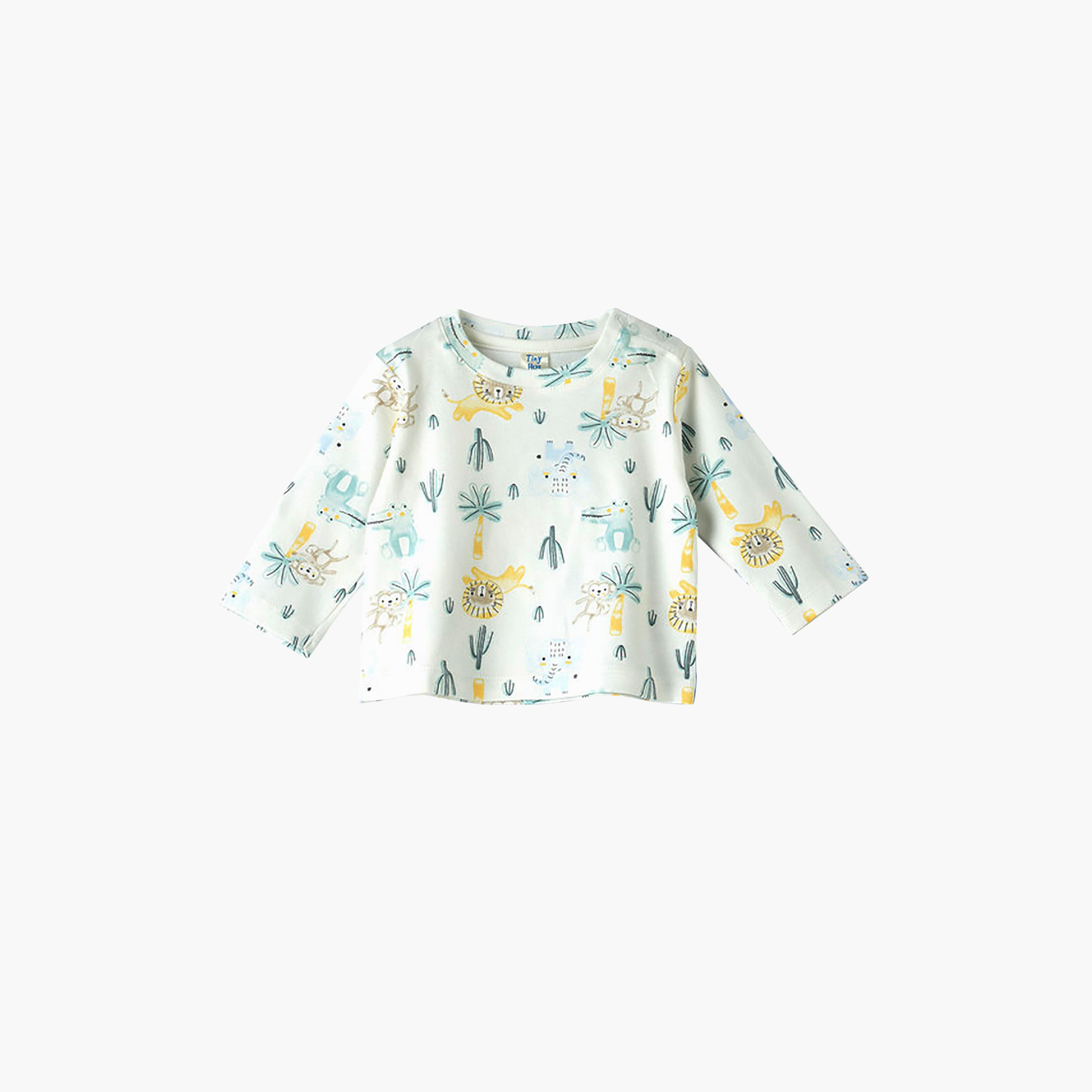 UniqKidz Long Sleeves Printed T-Shirt & Joggers Set-baby-boys-clothing-setsandcoords-image-5