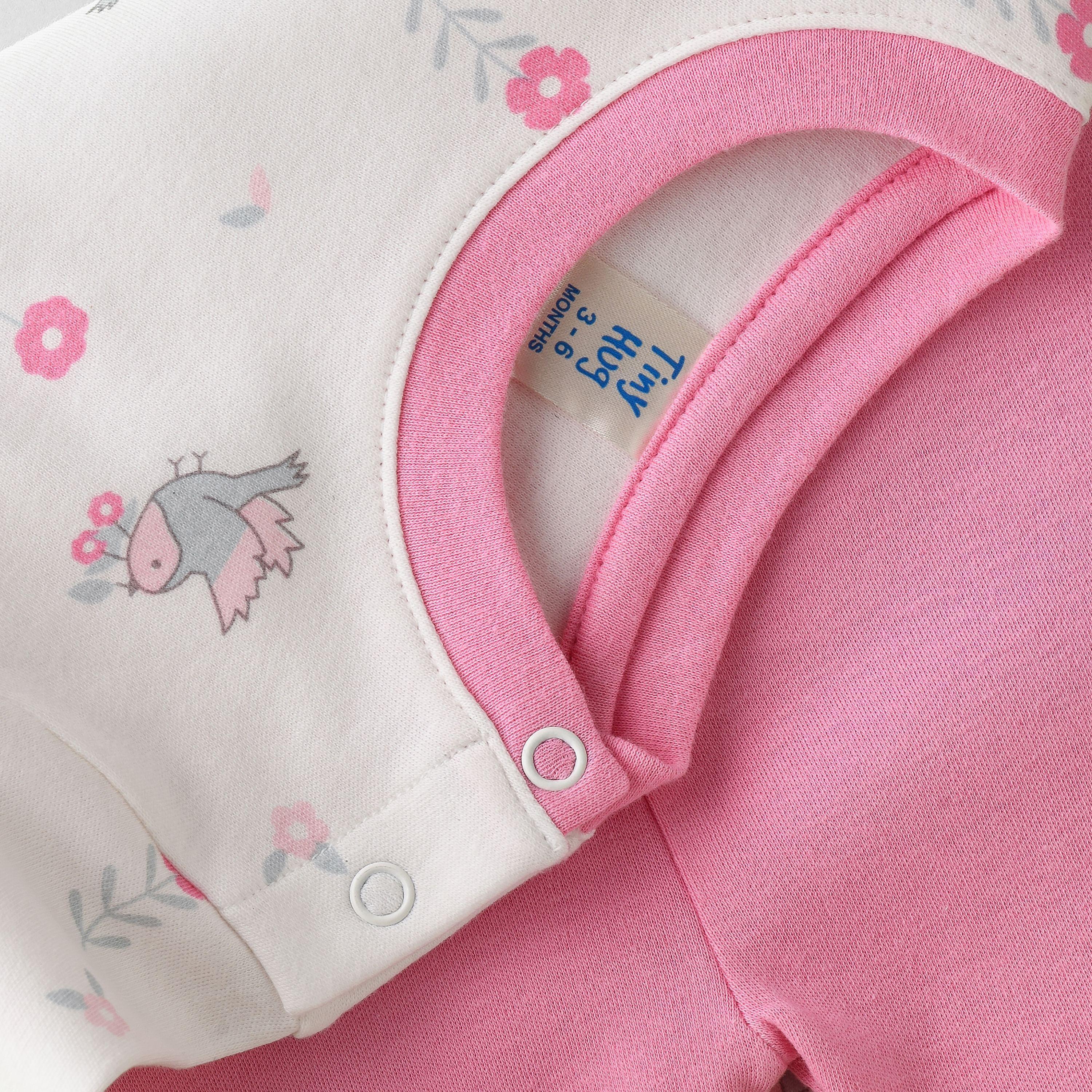 UniqKidz Bird Printed Long Sleeves T-Shirt with Leggings-baby-girls-clothing-setsandcoords-image-3