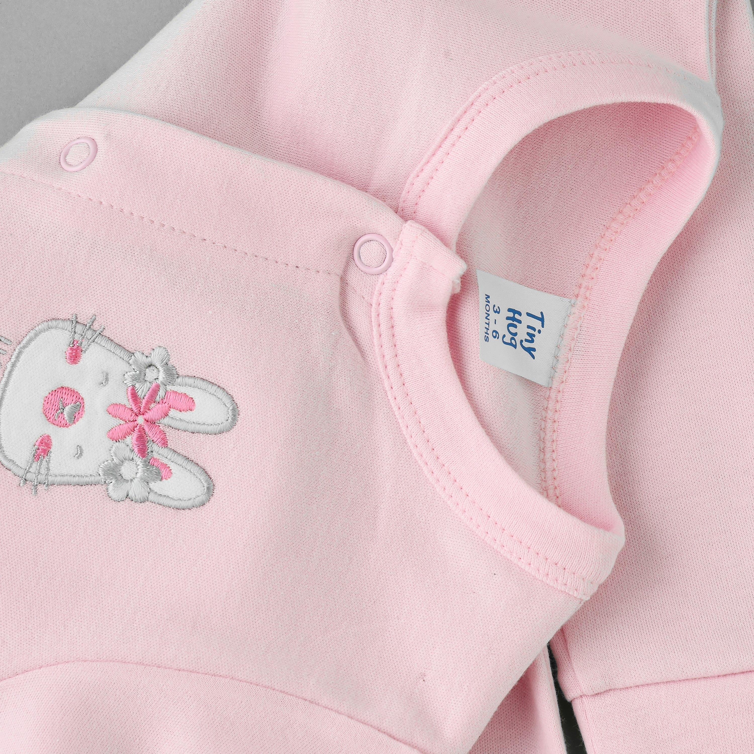 بدلة نوم بأكمام طويلة مطرزة من يونيكيدز-baby-girls-clothing-nightwear-sleepsuits-image-4