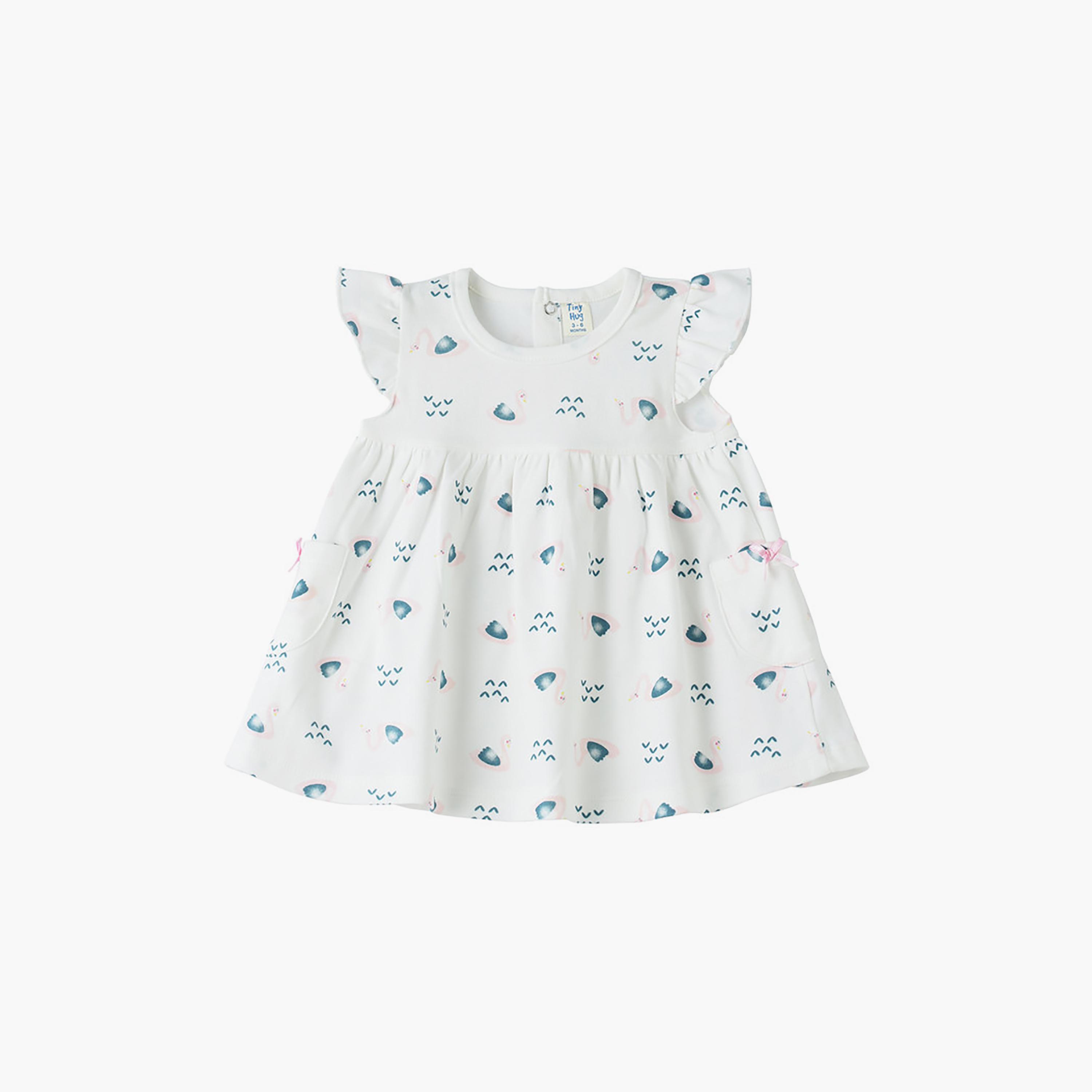 UniqKidz Sleeveless Printed Cotton Dress-baby-girls-clothing-dressesandjumpsuits-image-1