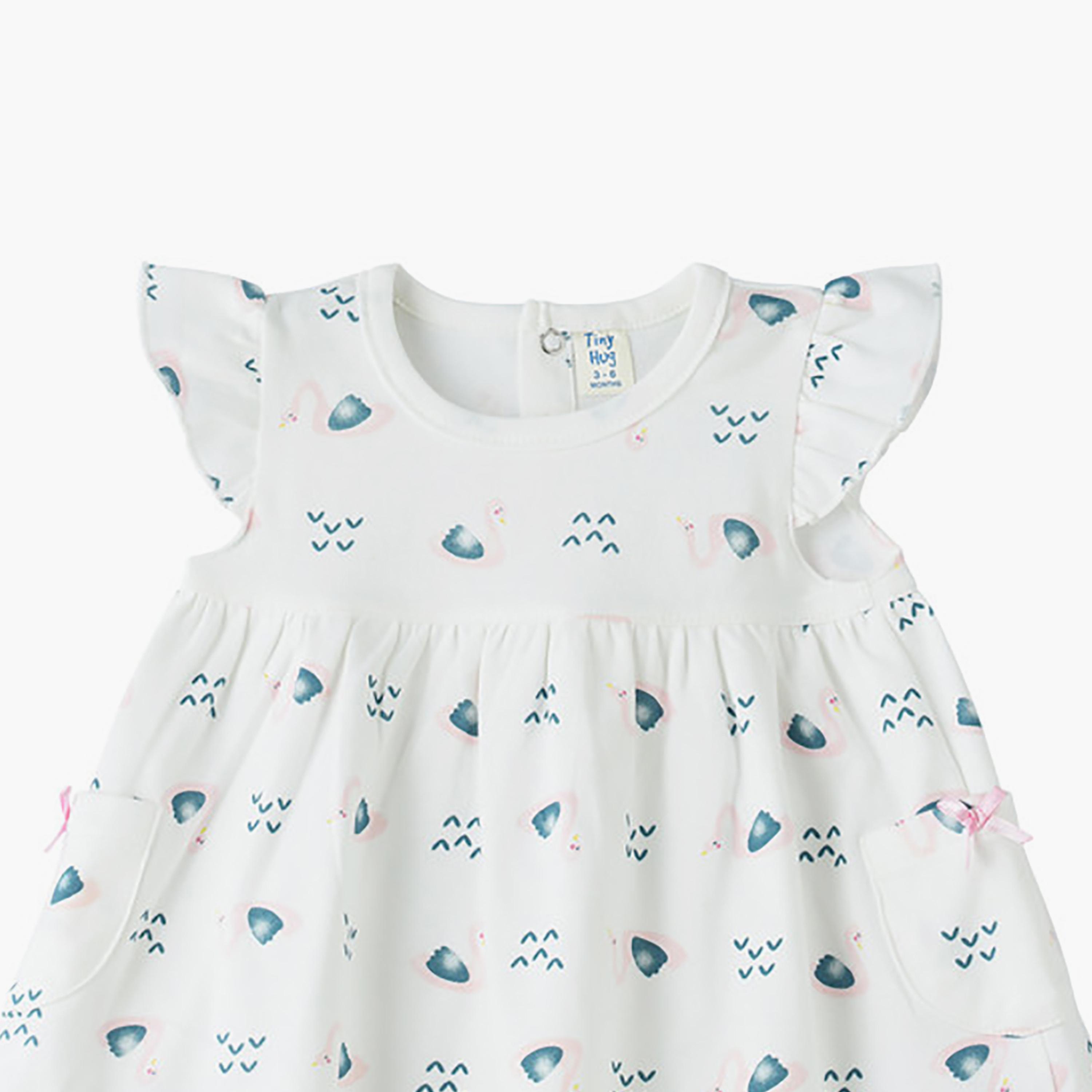 UniqKidz Sleeveless Printed Cotton Dress-baby-girls-clothing-dressesandjumpsuits-image-3