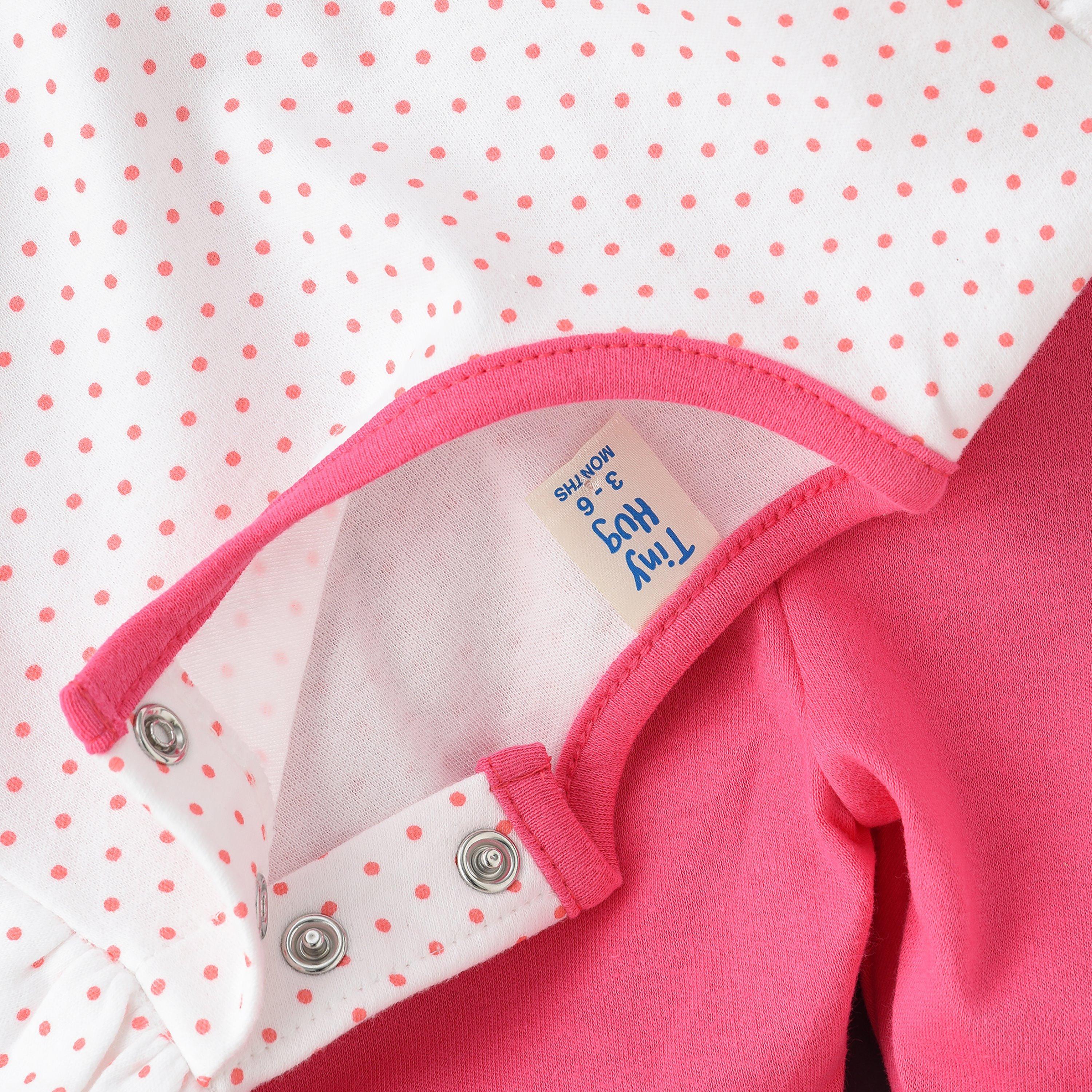 مجموعة ملابس للفتيات حديثي الولادة من يونيك كيدز-baby-girls-clothing-nightwear-pyjamasets-image-4