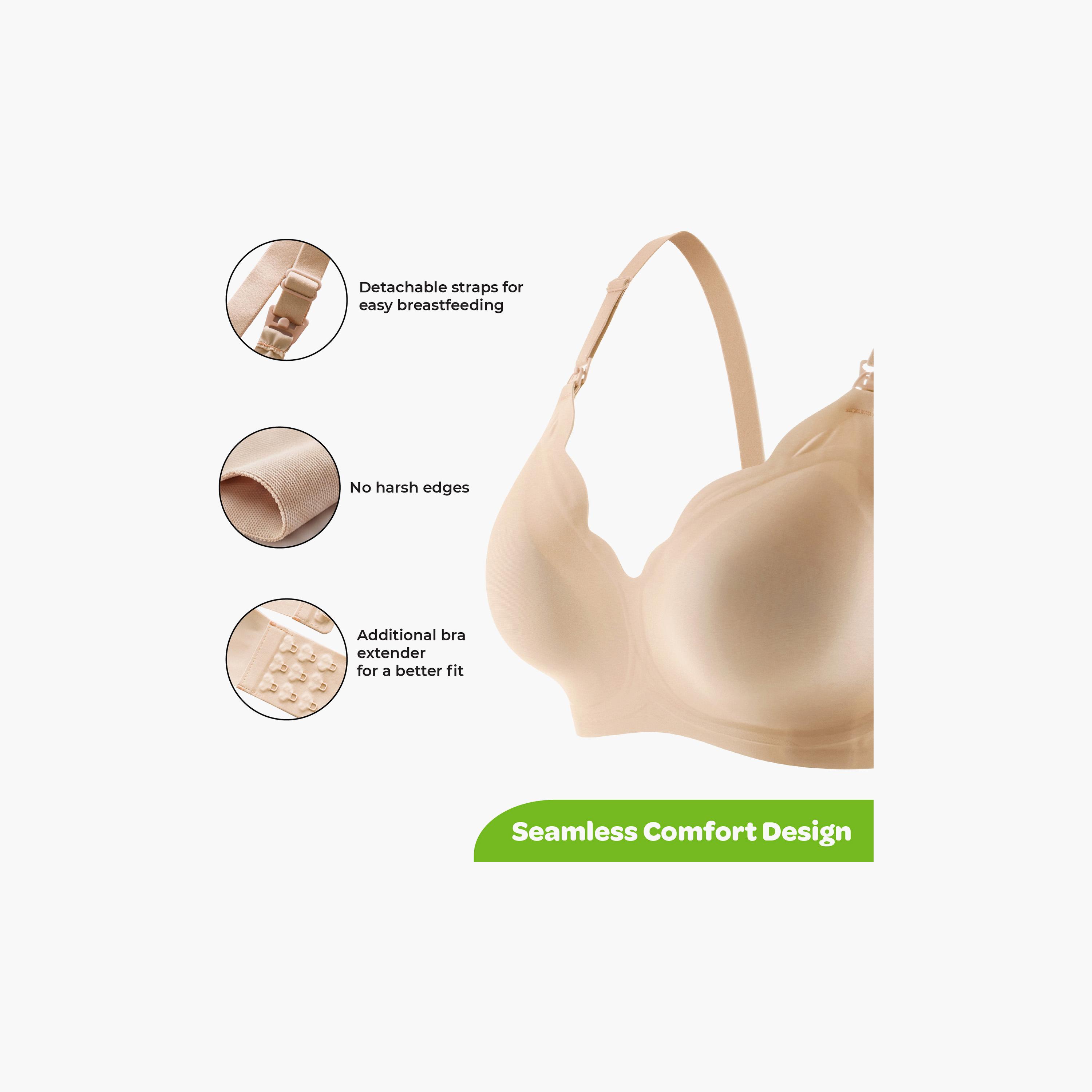 حمالة صدر للرضاعة بدون أسلاك وبدون خياطة وملمس ناعم من مون-women-clothing-maternity-lingerie-bras-image-7