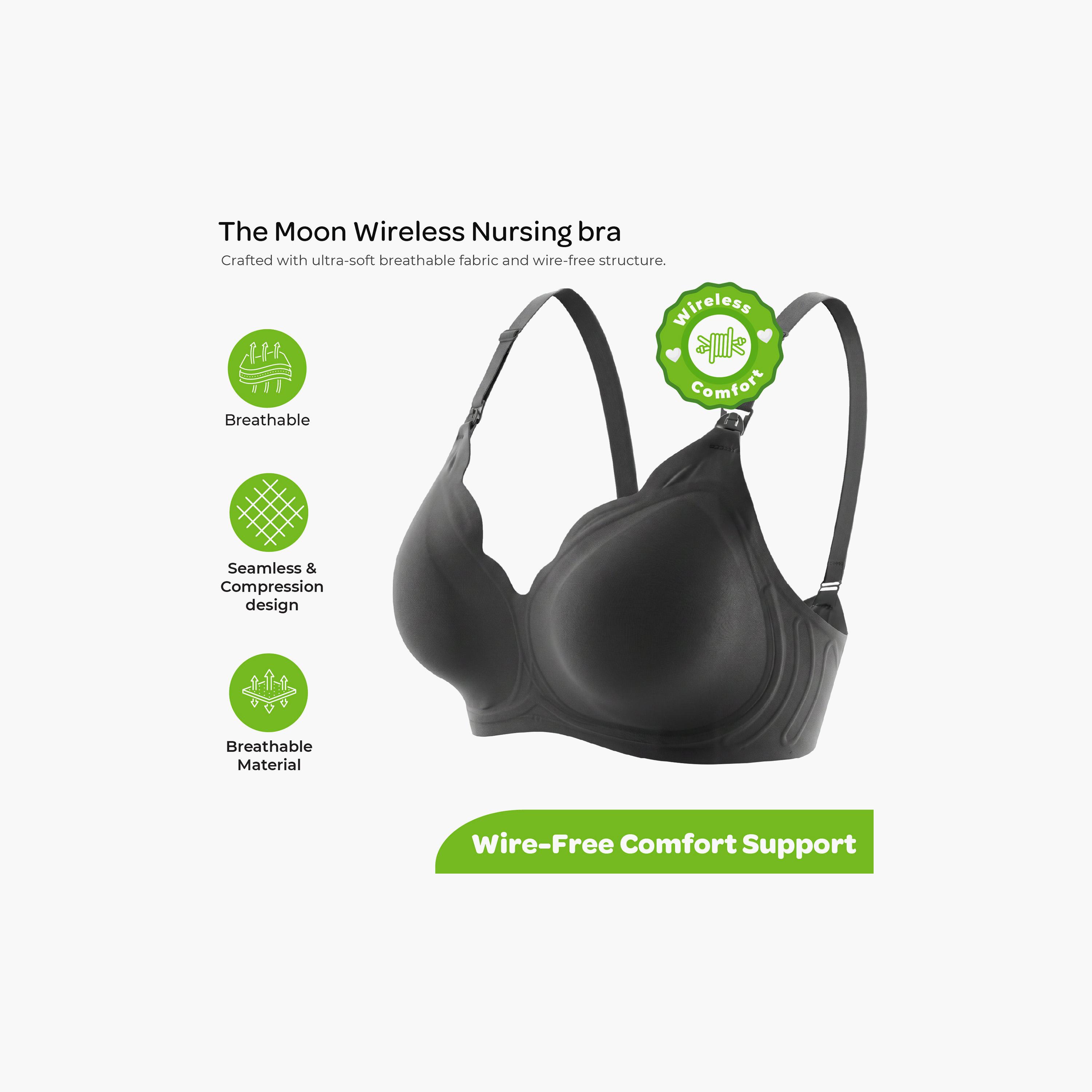 حمالة صدر للرضاعة بدون أسلاك وبدون خياطة وملمس ناعم من مون-women-clothing-maternity-lingerie-bras-image-8