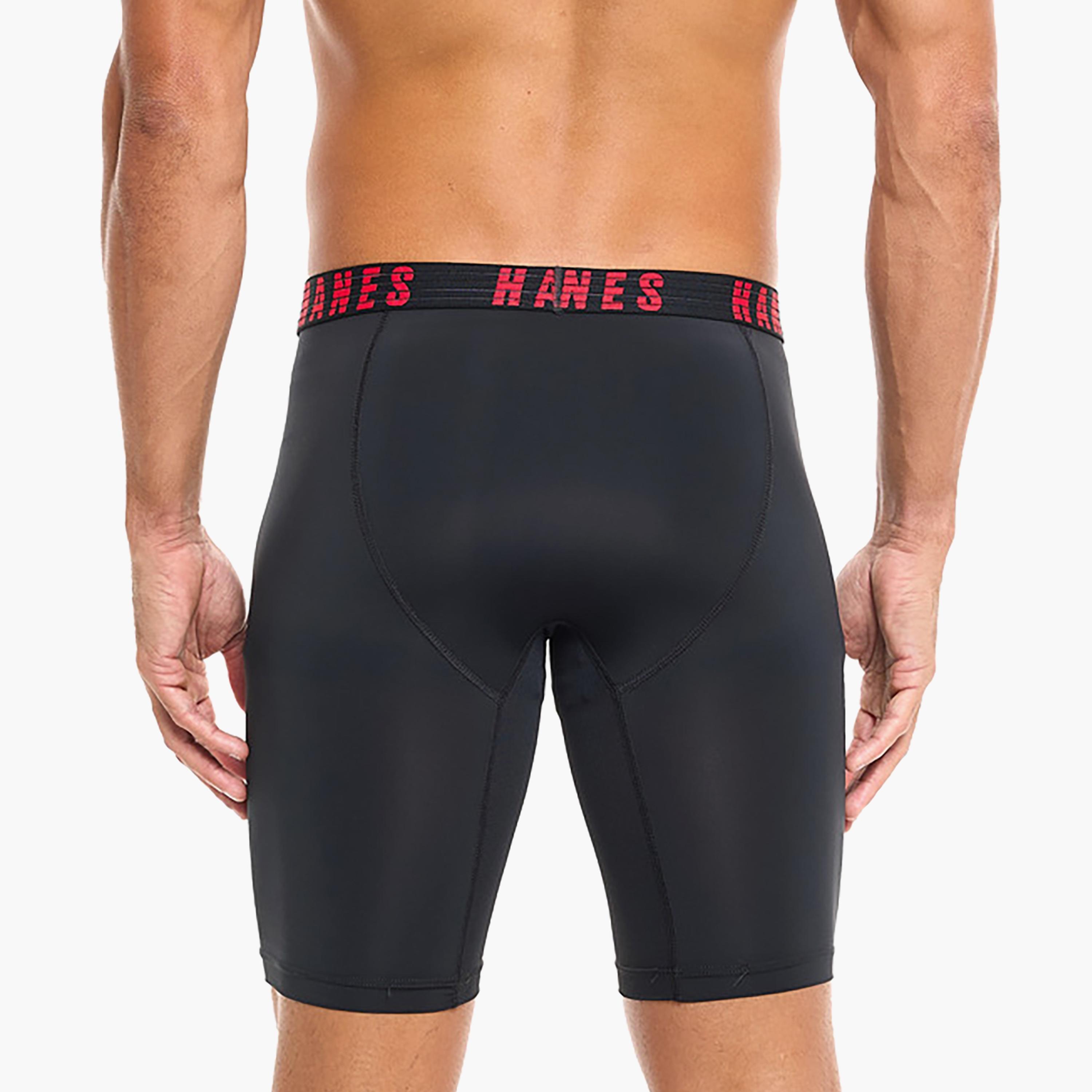 Hanes Assorted Pack of 3 Brand Print Waistband Men's Boxer Briefs-men-clothing-innerwear-underwear-image-5