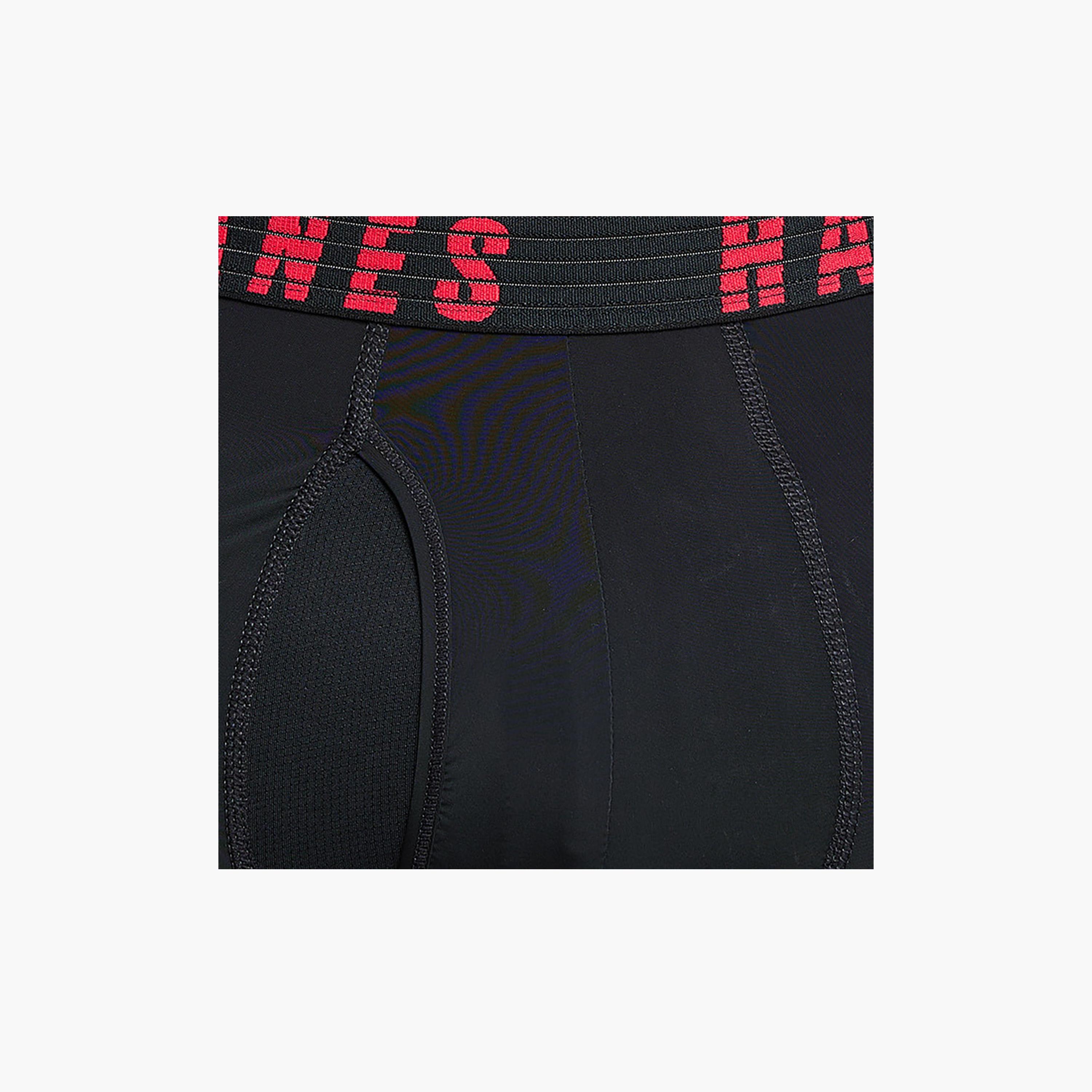 Hanes Assorted Pack of 3 Brand Print Waistband Men's Boxer Briefs-men-clothing-innerwear-underwear-image-6