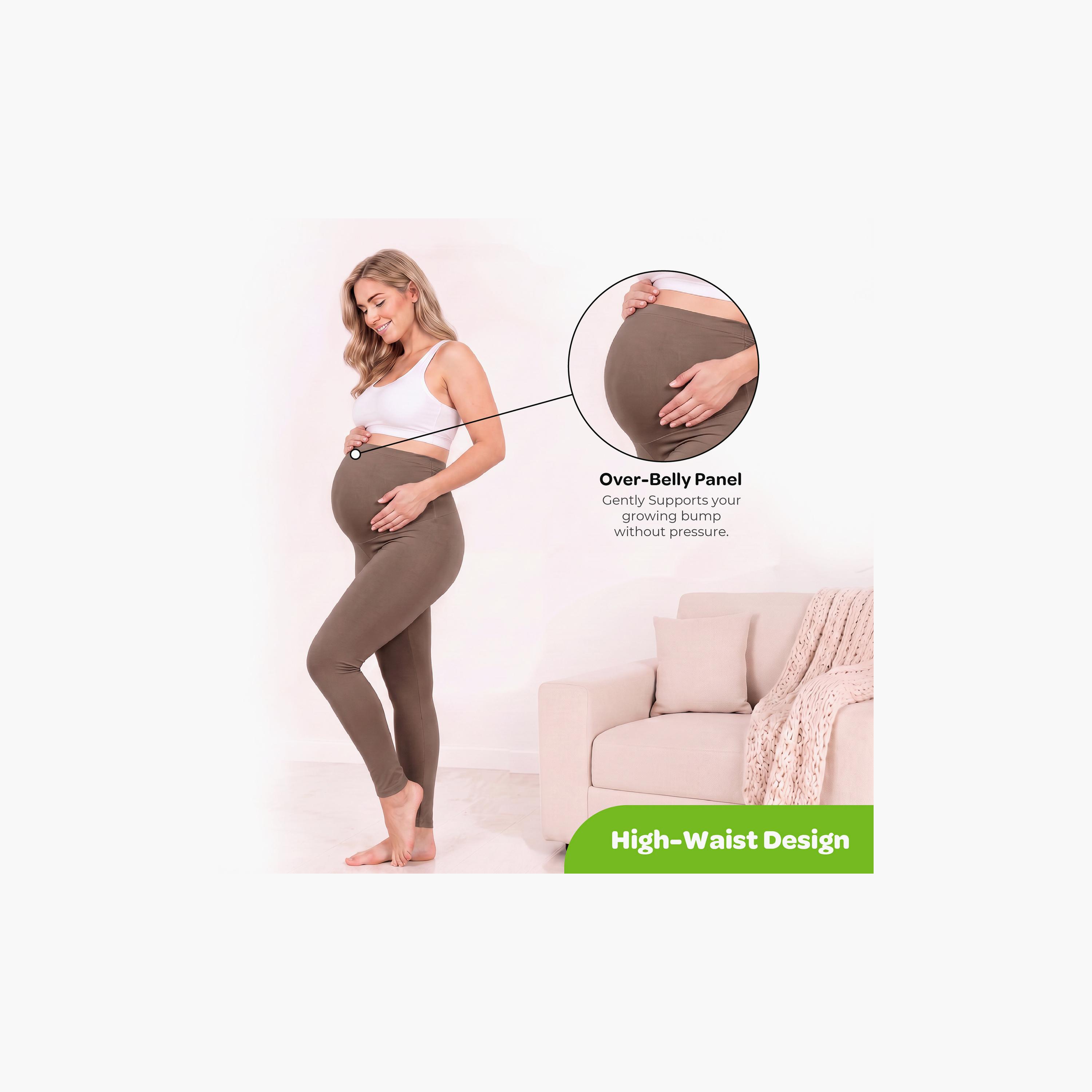 Moon High Waist Soft Stretch Maternity Leggings-baby-maternalcare-maternitywear-bottoms-image-10