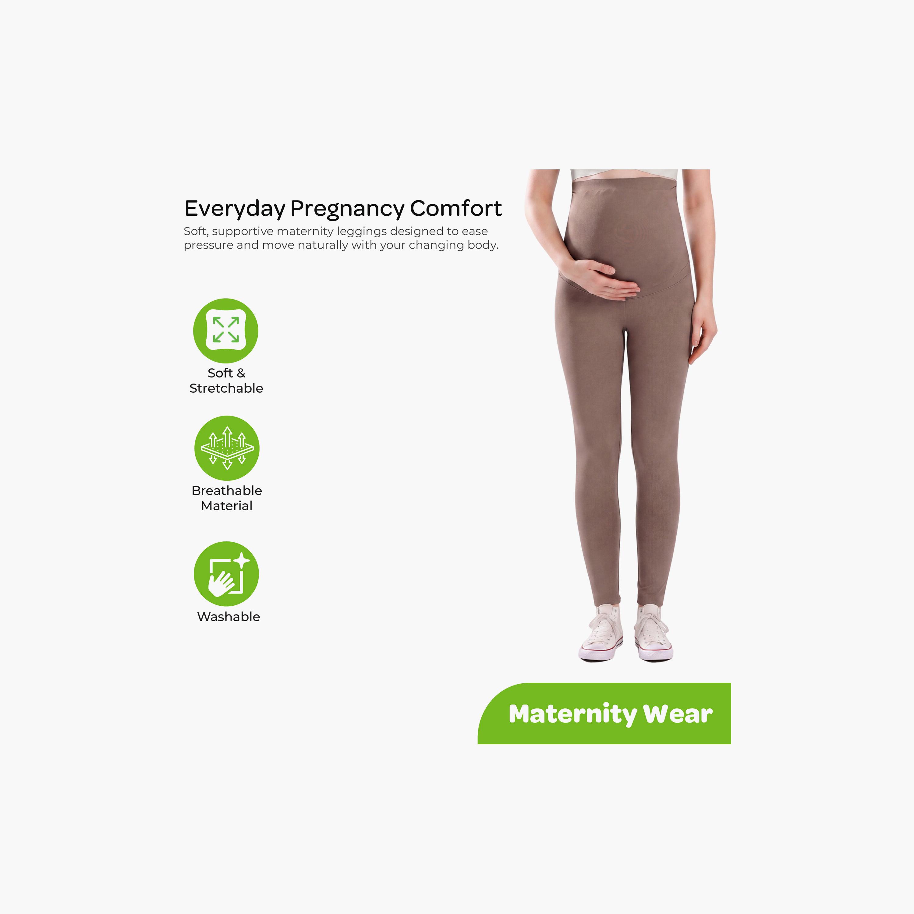 Moon High Waist Soft Stretch Maternity Leggings-baby-maternalcare-maternitywear-bottoms-image-2
