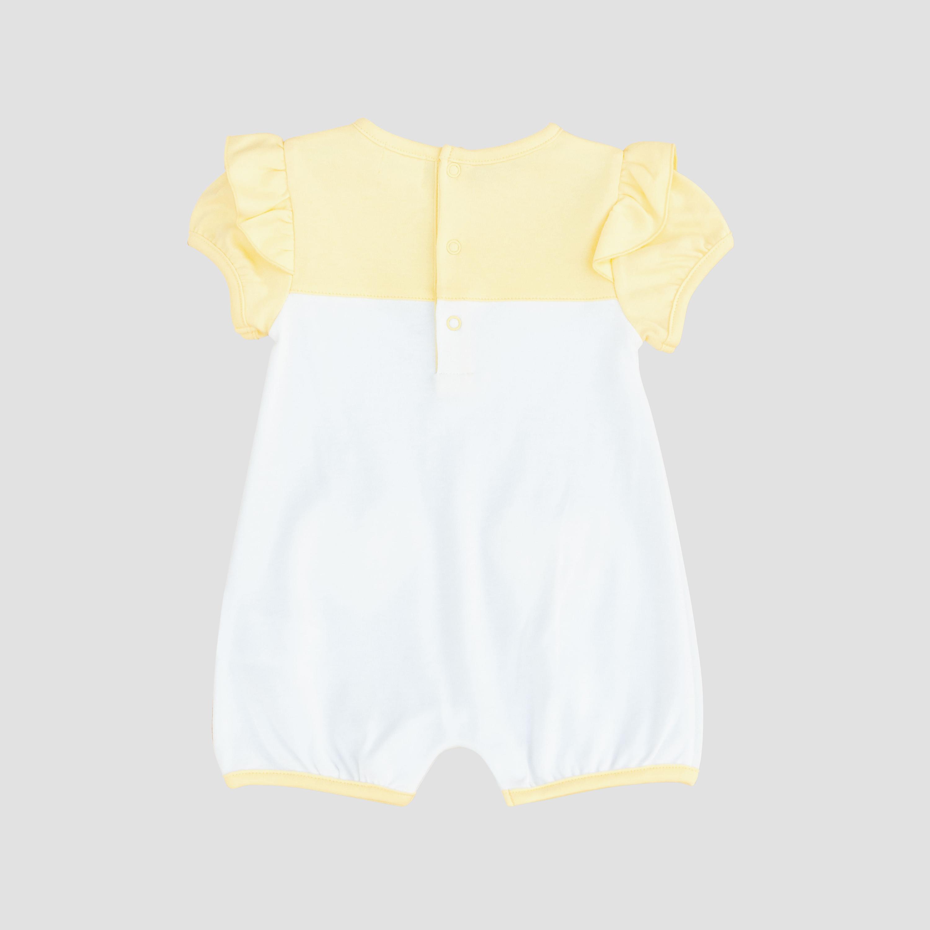 Moon Lemon Hearts Cotton Short Sleeves Rompers-baby-girls-clothing-rompers-image-2