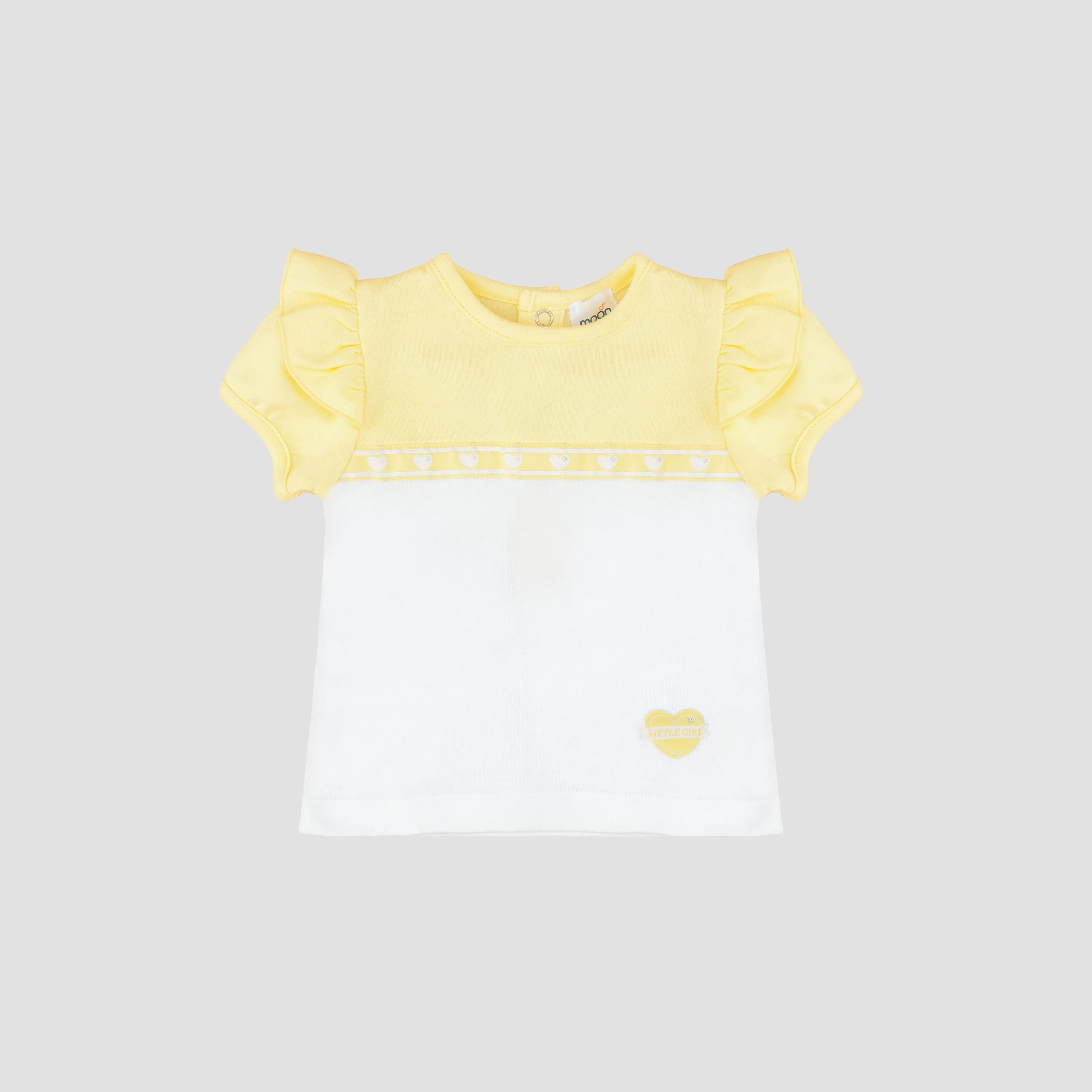 Moon Lemon Hearts Cotton Short Sleeves Top & Shorts Set-baby-girls-clothing-setsandcoords-image-3