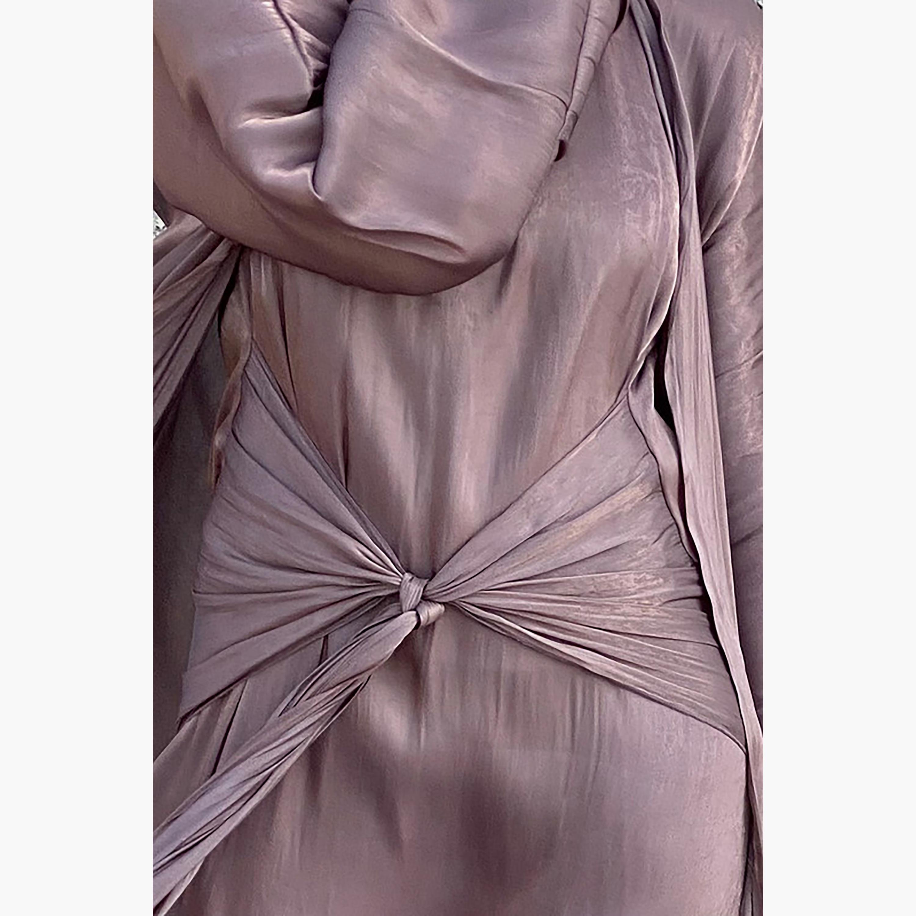 MOiSTREET 3-Piece Set Pink Rotana Shimmer Flared Sleeves Abaya and Inner Dress with Sheila-women-arabicclothing-abayainner-image-2