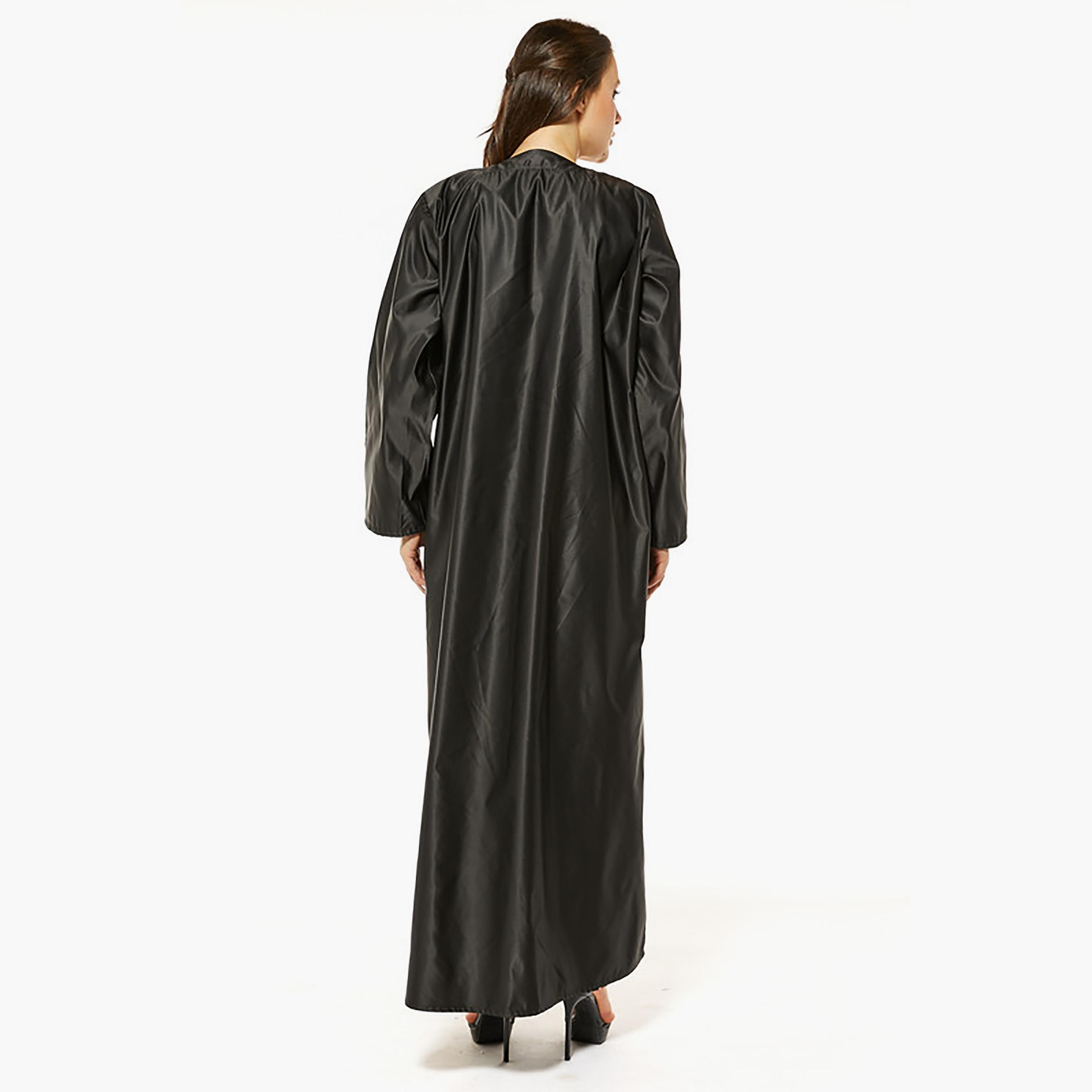عباية سوداء فيكتوريا من الساتان بتفاصيل كريستال وترتر مع شيلة من مويستريت-women-arabicclothing-abayas-image-4
