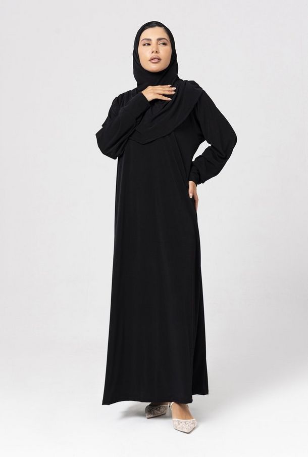ثوب صلاة نسائي مع غطاء رأس بقلنسوة من مويستريت-women-arabicclothing-prayerclothing-image-1
