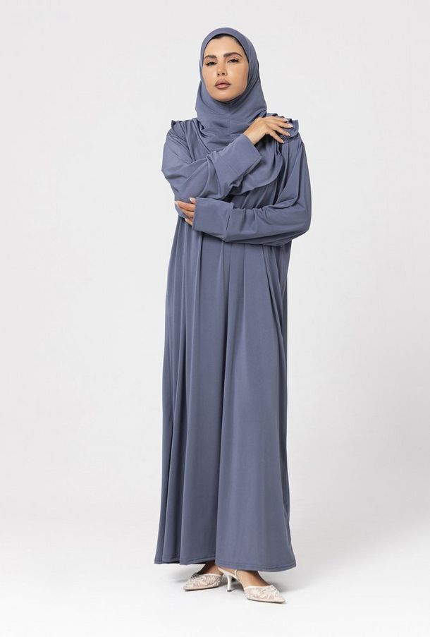 ثوب صلاة نسائي مع غطاء رأس بقلنسوة من مويستريت-women-arabicclothing-prayerclothing-image-1