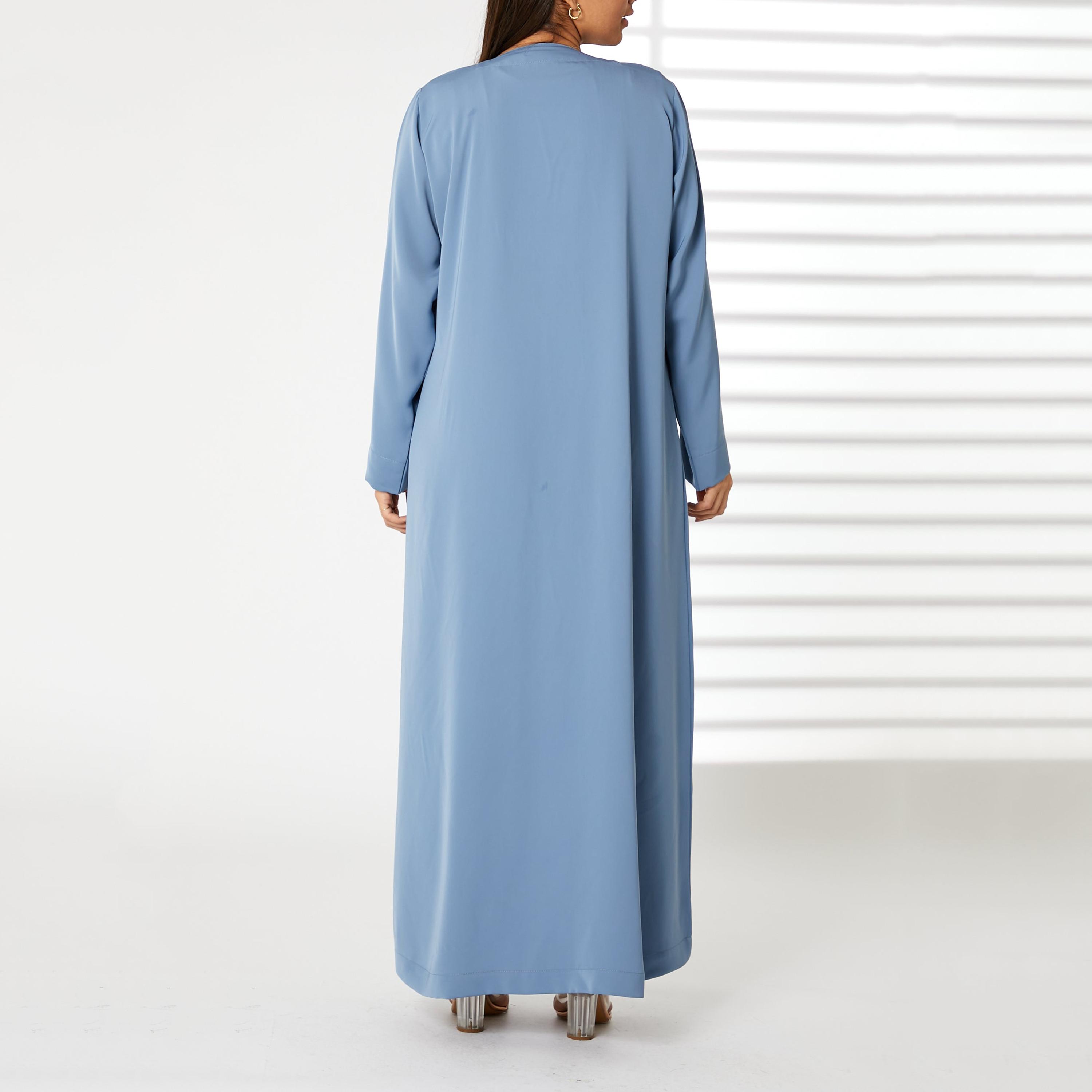  عباية نسائية نيدا مطرزة بالخرز باللون الأزرق مع الحجاب من مويستريت-women-arabicclothing-abayas-image-4