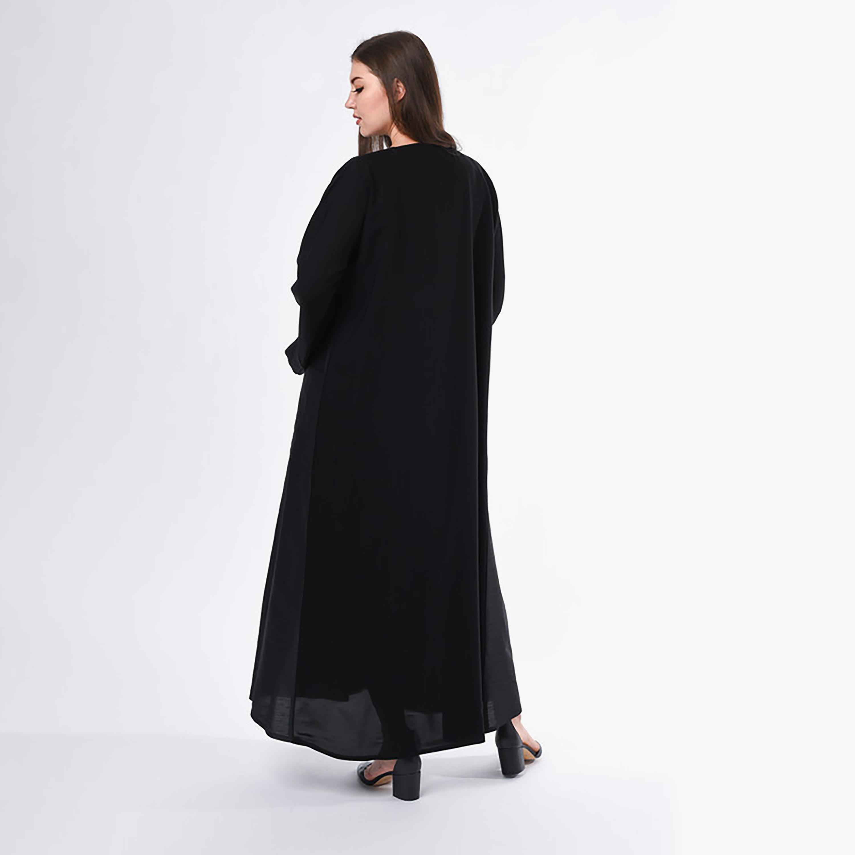 عباية كريب سوداء مع شيلة من مويستريت-women-arabicclothing-abayas-image-4