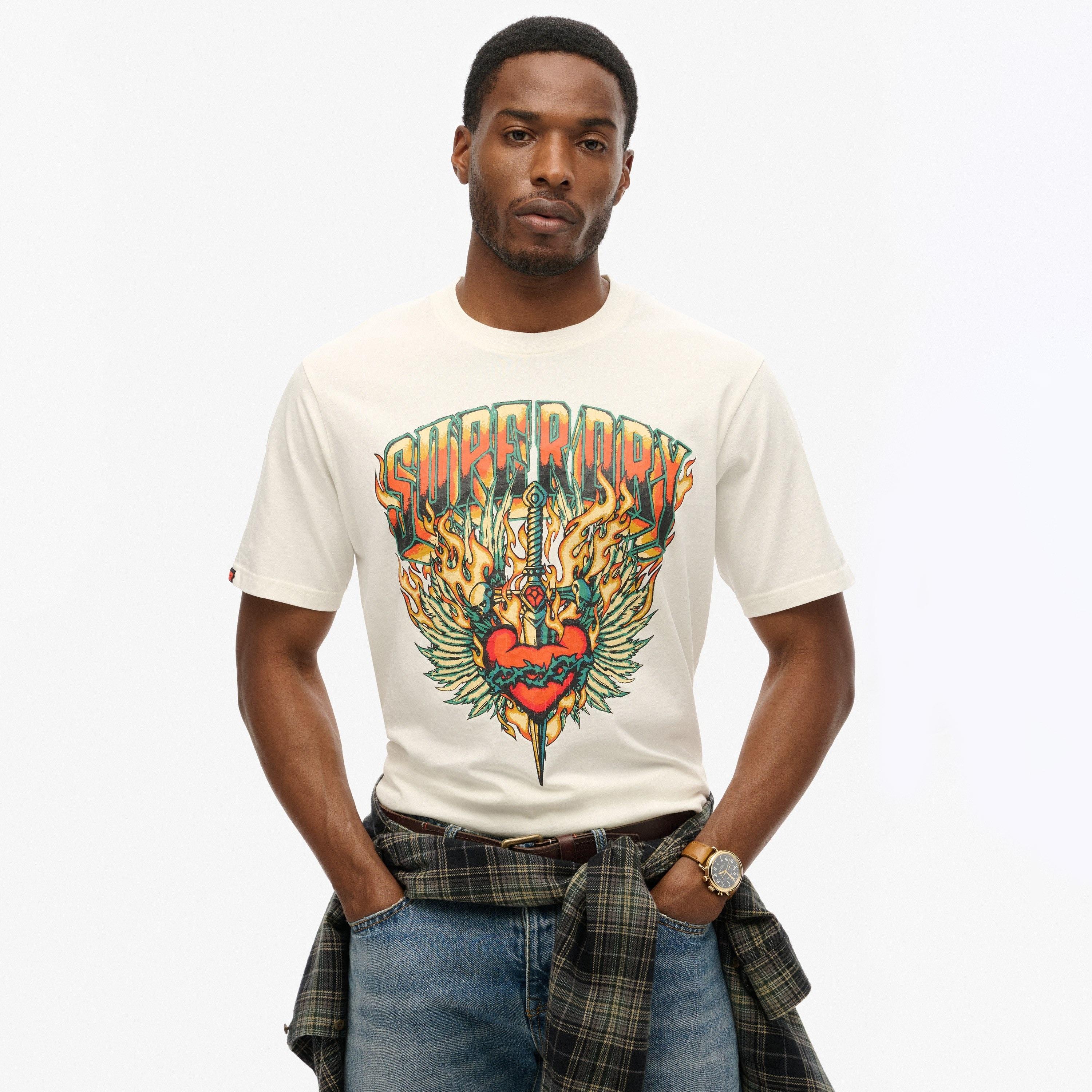 تي شيرت برسومات برقبة دائرية بأكمام قصيرة للرجال من سوبردراي-men-clothing-tshirtsandpolos-tshirts-image-1