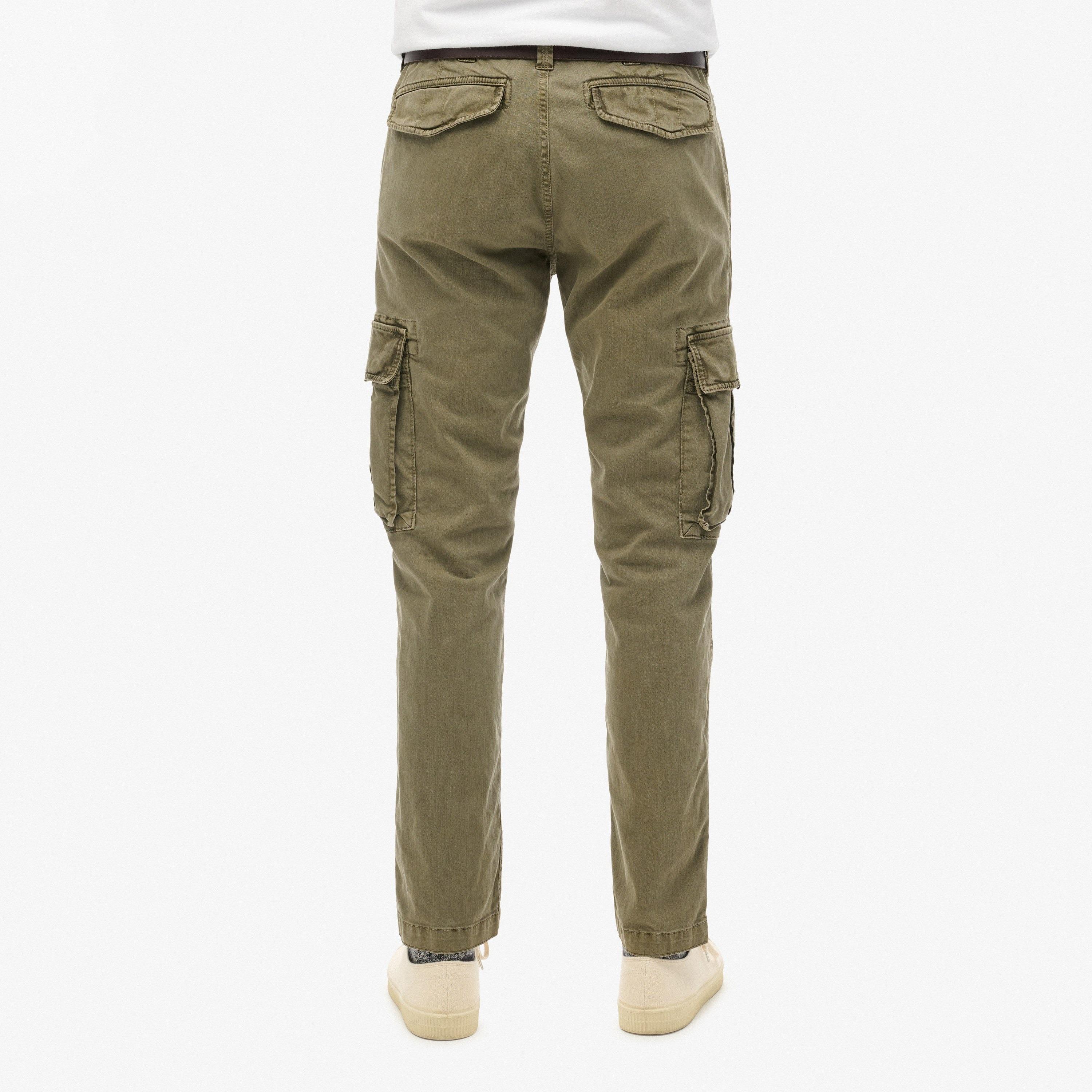 Superdry Plain Mid Rise Button Men's Cargo Pants-men-clothing-bottoms-joggers-image-4