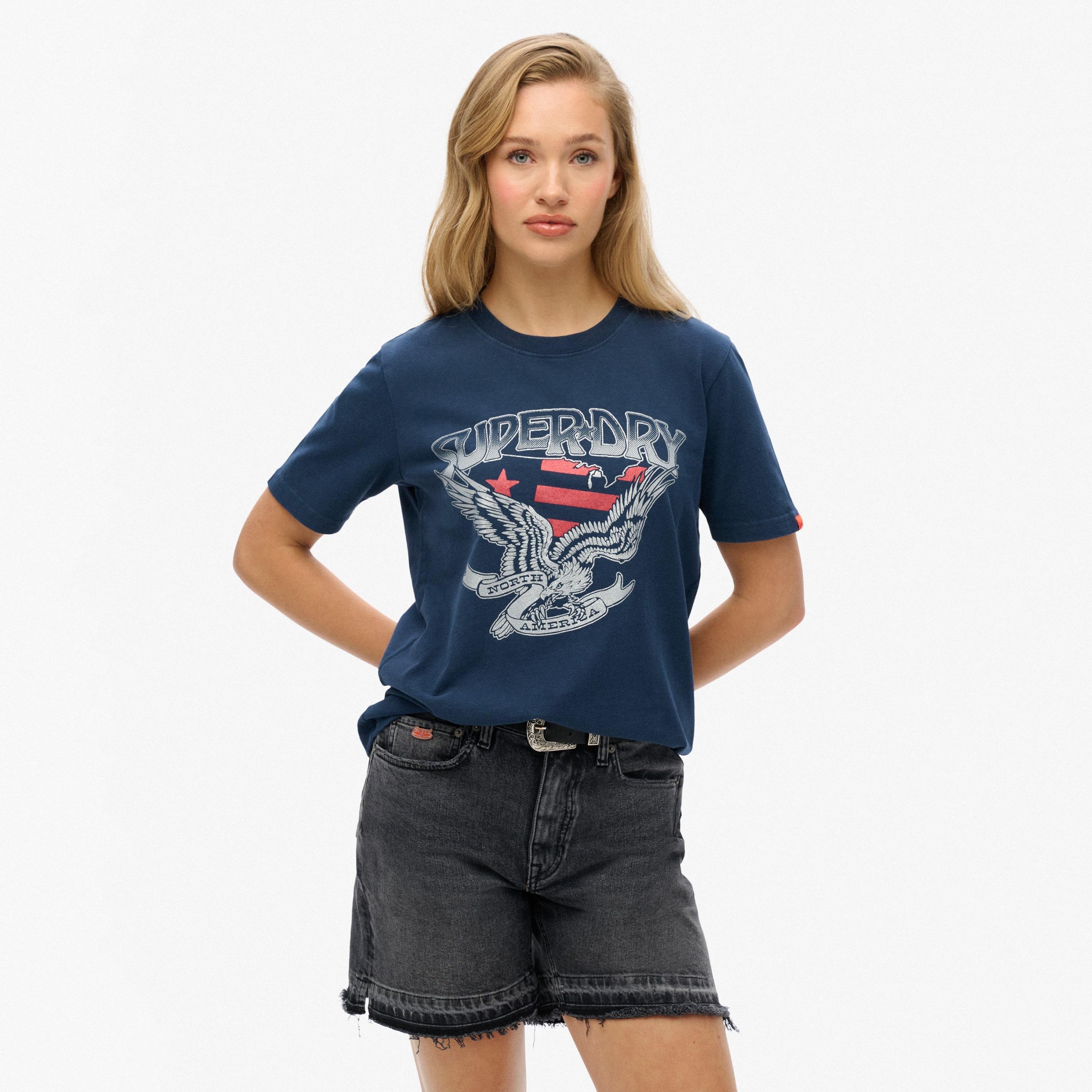 تي شيرت نسائي بياقة دائرية وأكمام قصيرة برسومات من سوبردراي-women-clothing-tshirts-image-1