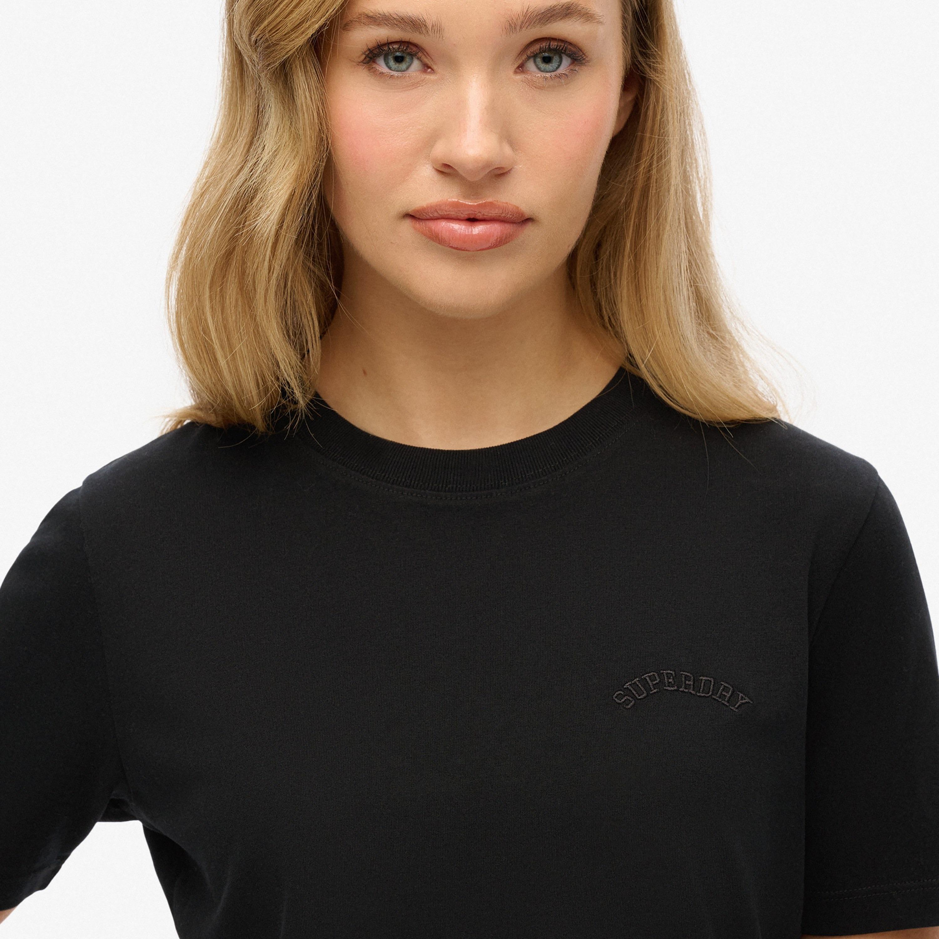 تي شيرت سادة بأكمام قصيرة ورقبة دائرية للنساء من سوبردراي-women-clothing-tshirts-image-3