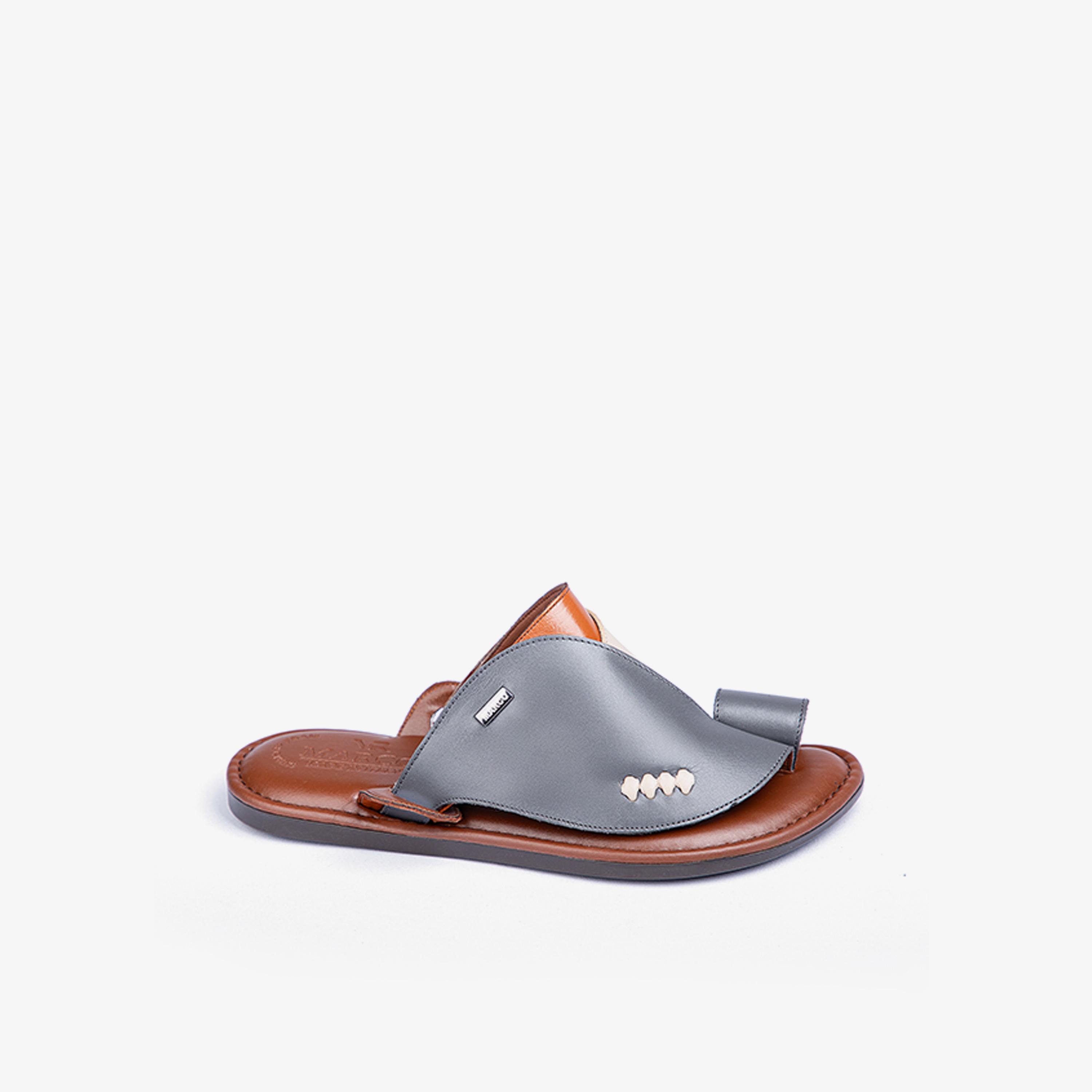 Alarrab Men's Slip On Oriental Slide Sandals | MR-3145-2002-men-shoes-sandals-image-1