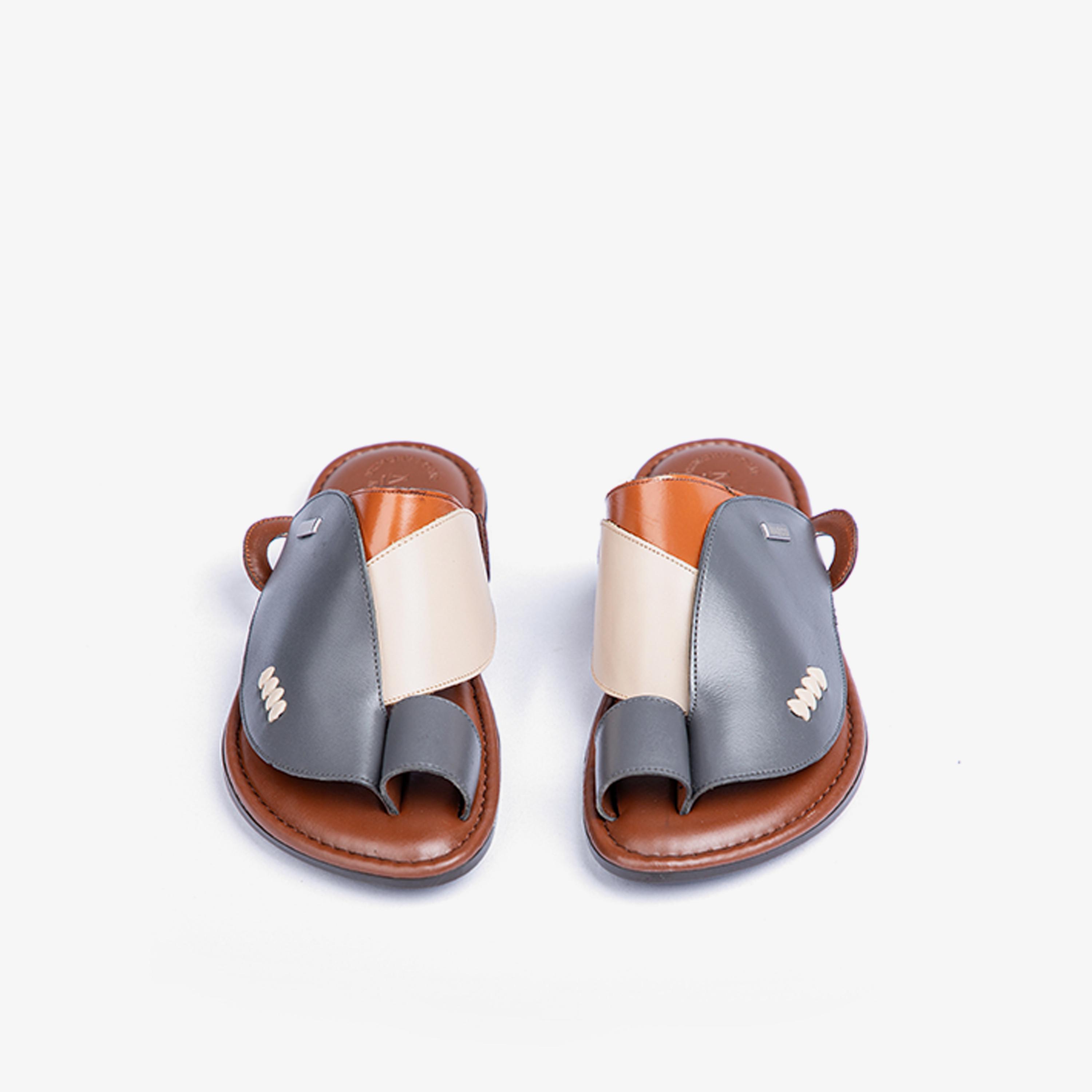 Alarrab Men's Slip On Oriental Slide Sandals | MR-3145-2002-men-shoes-sandals-image-2