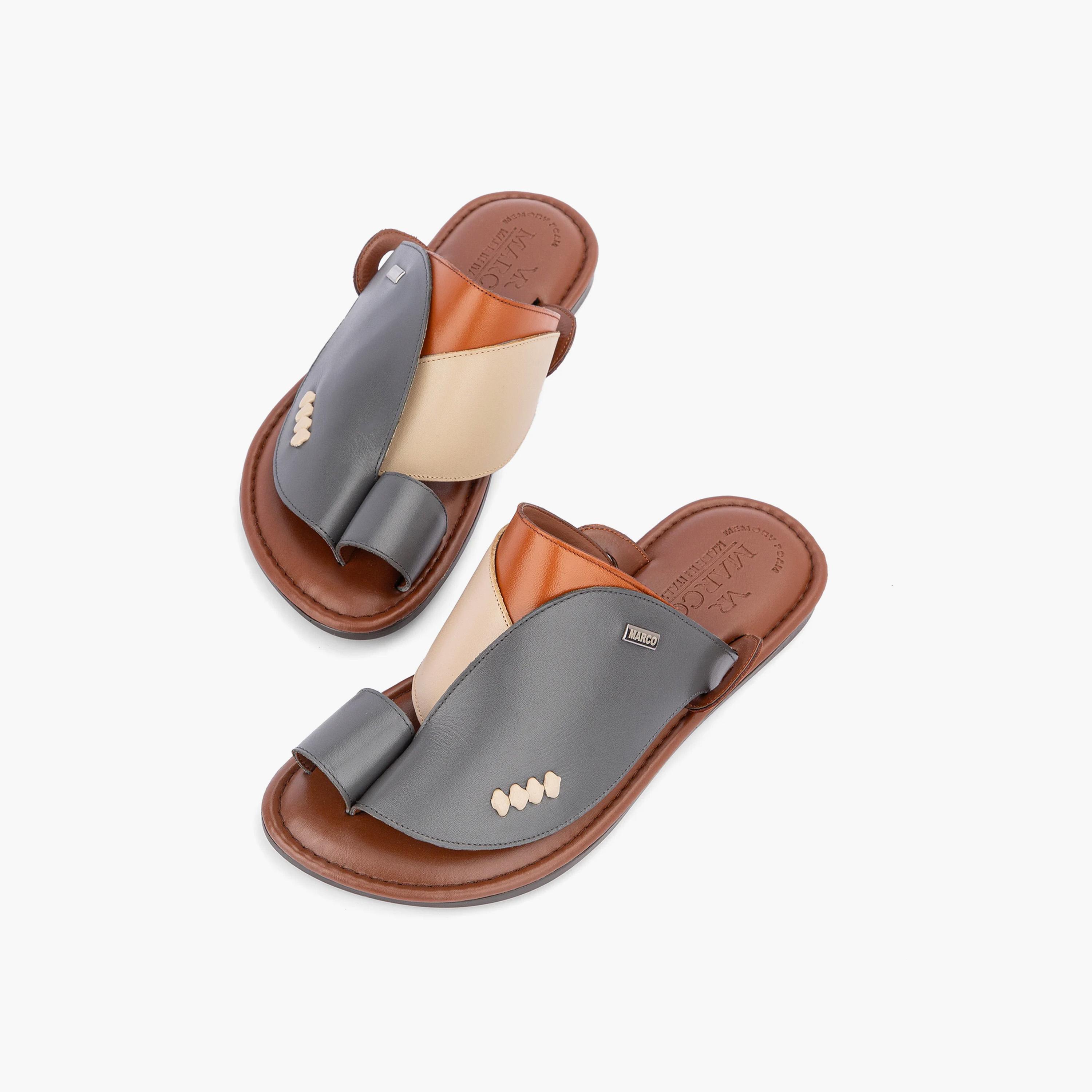 Alarrab Men's Slip On Oriental Slide Sandals | MR-3145-2002-men-shoes-sandals-image-3