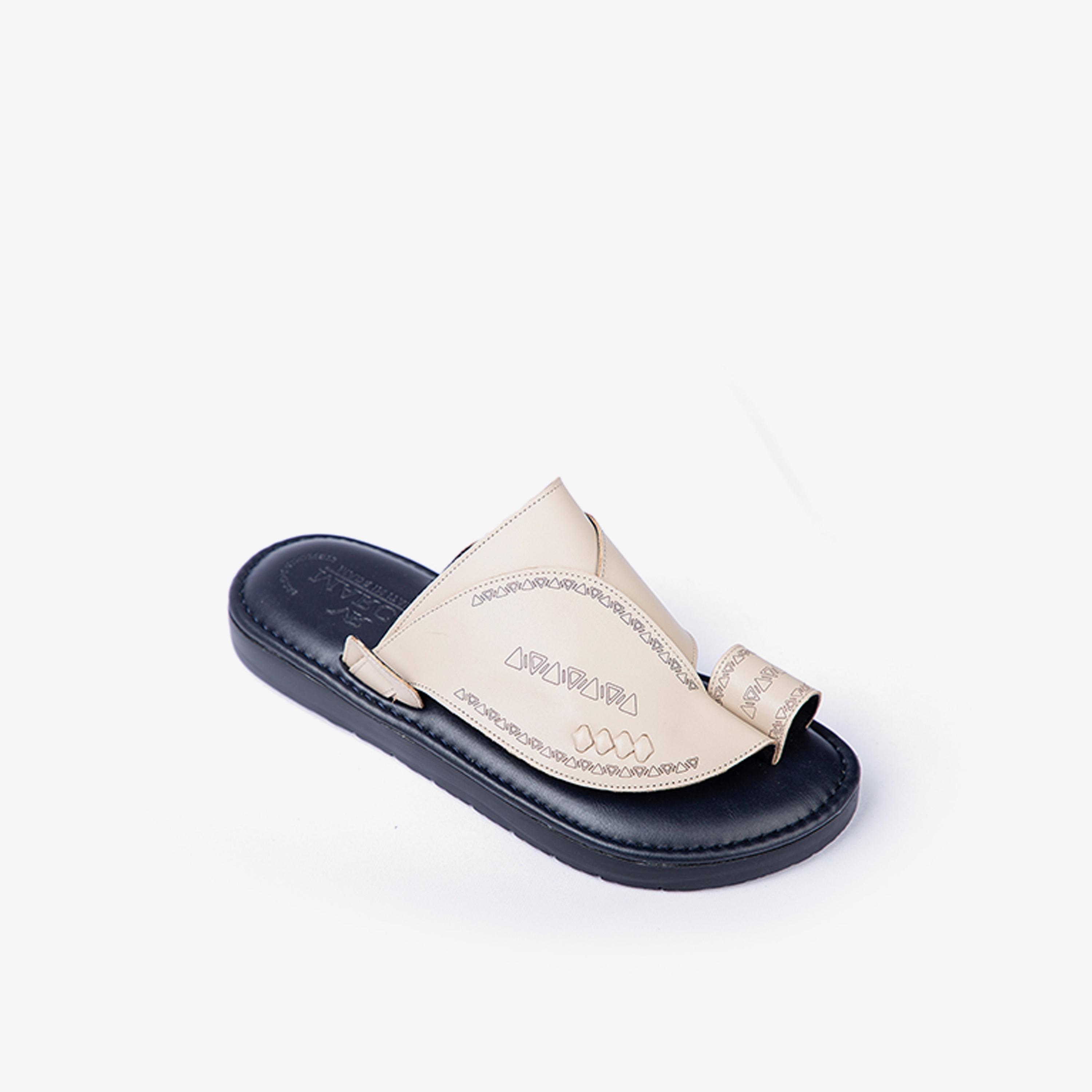 Alarrab Men's Slip On Oriental Slide Sandals | MR-3883-2002-men-shoes-sandals-image-1