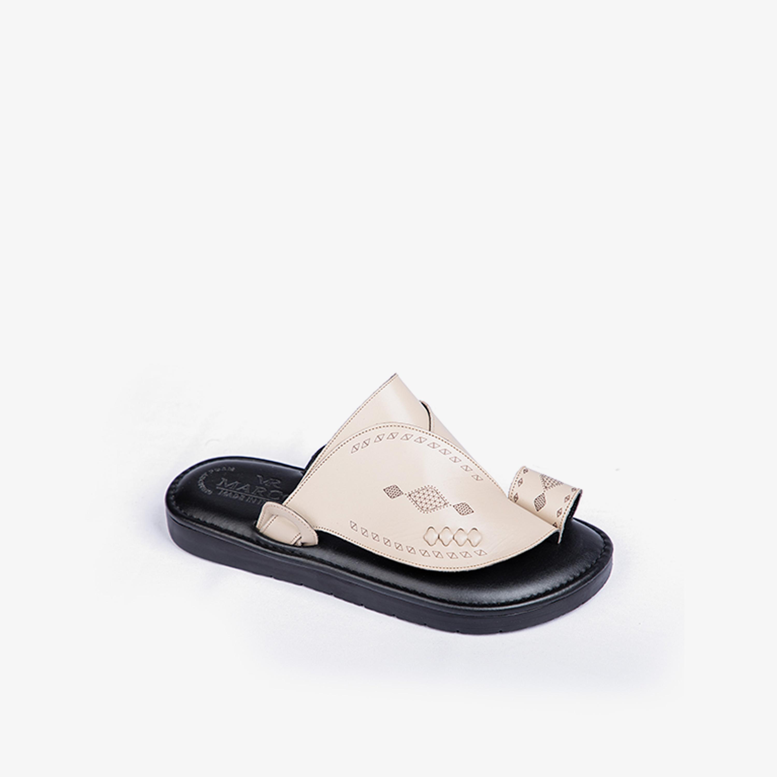 Alarrab Men's Slip On Oriental Slide Sandals | MR-3884-2002-men-shoes-sandals-image-1