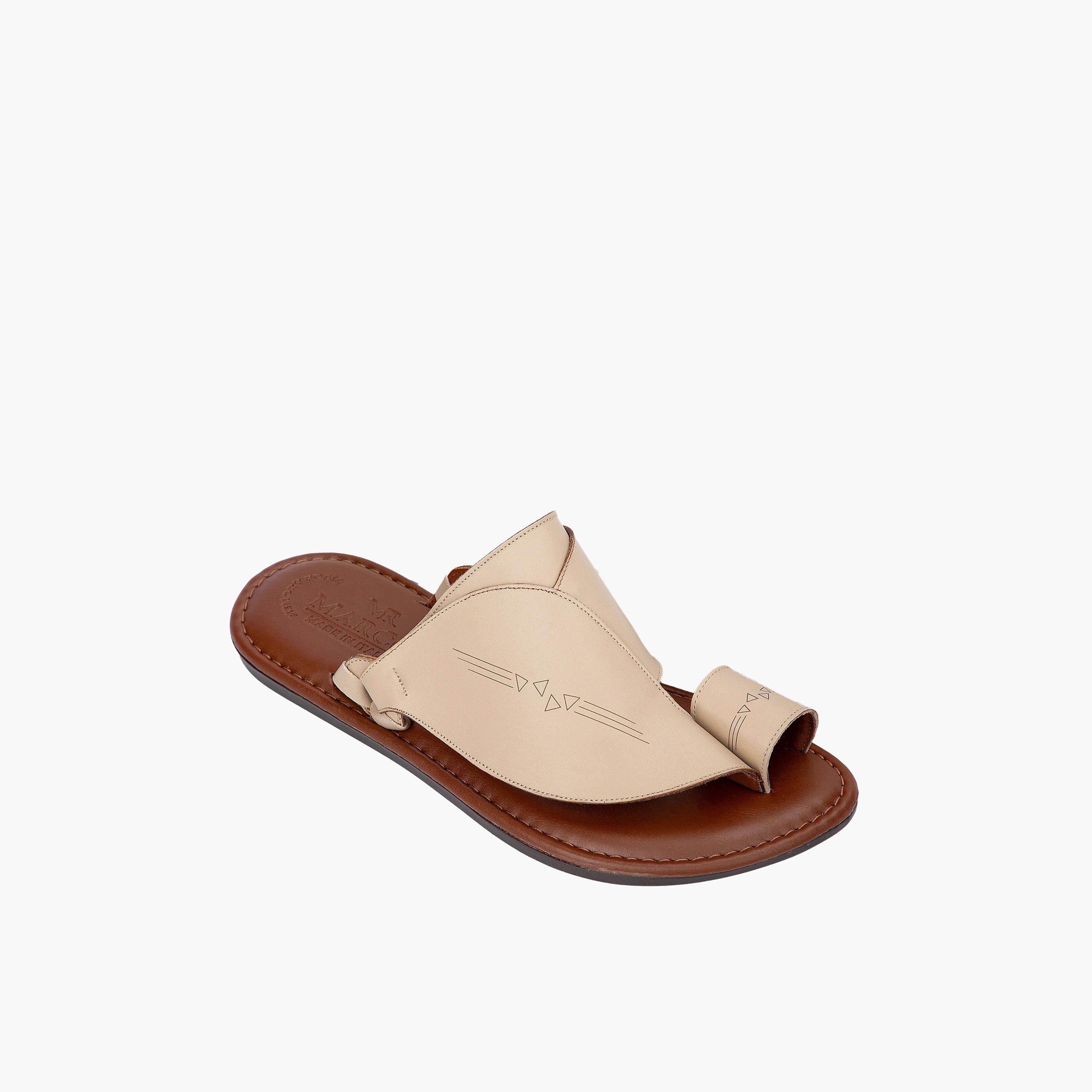Alarrab Men's Slip On Oriental Slide Sandals | MR-3938-2002-men-shoes-sandals-image-1