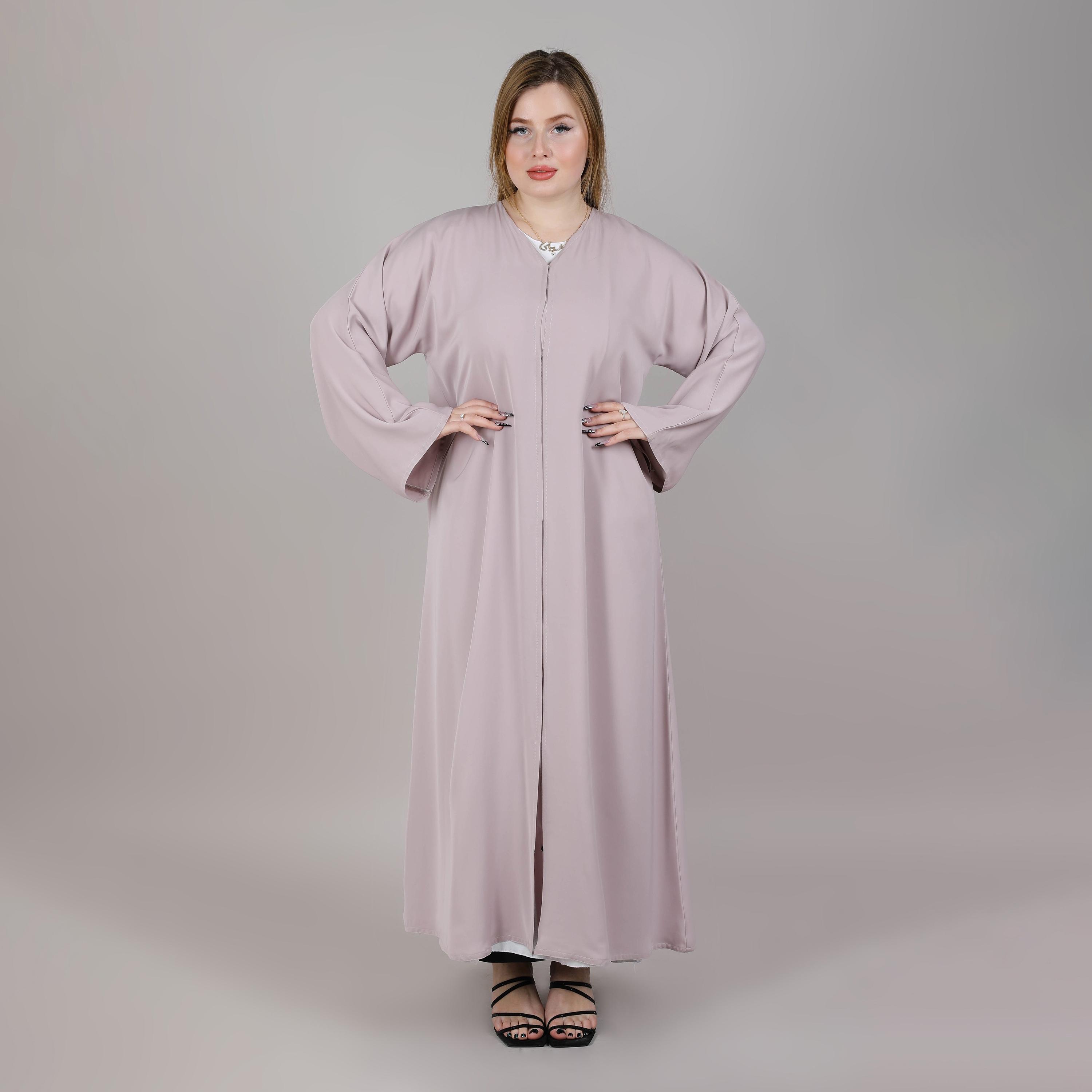 عباية نسائية نيدا كلاسيكية وردية من إم سكوير فاشون-women-arabicclothing-abayas-image-1