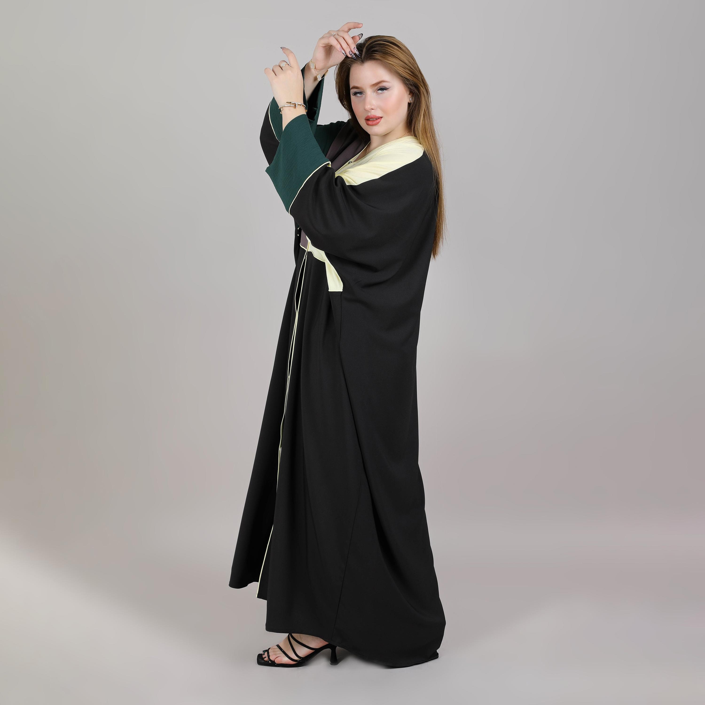 عباية نسائية ملونة متعددة الألوان من إم سكوير فاشون-women-arabicclothing-abayas-image-3