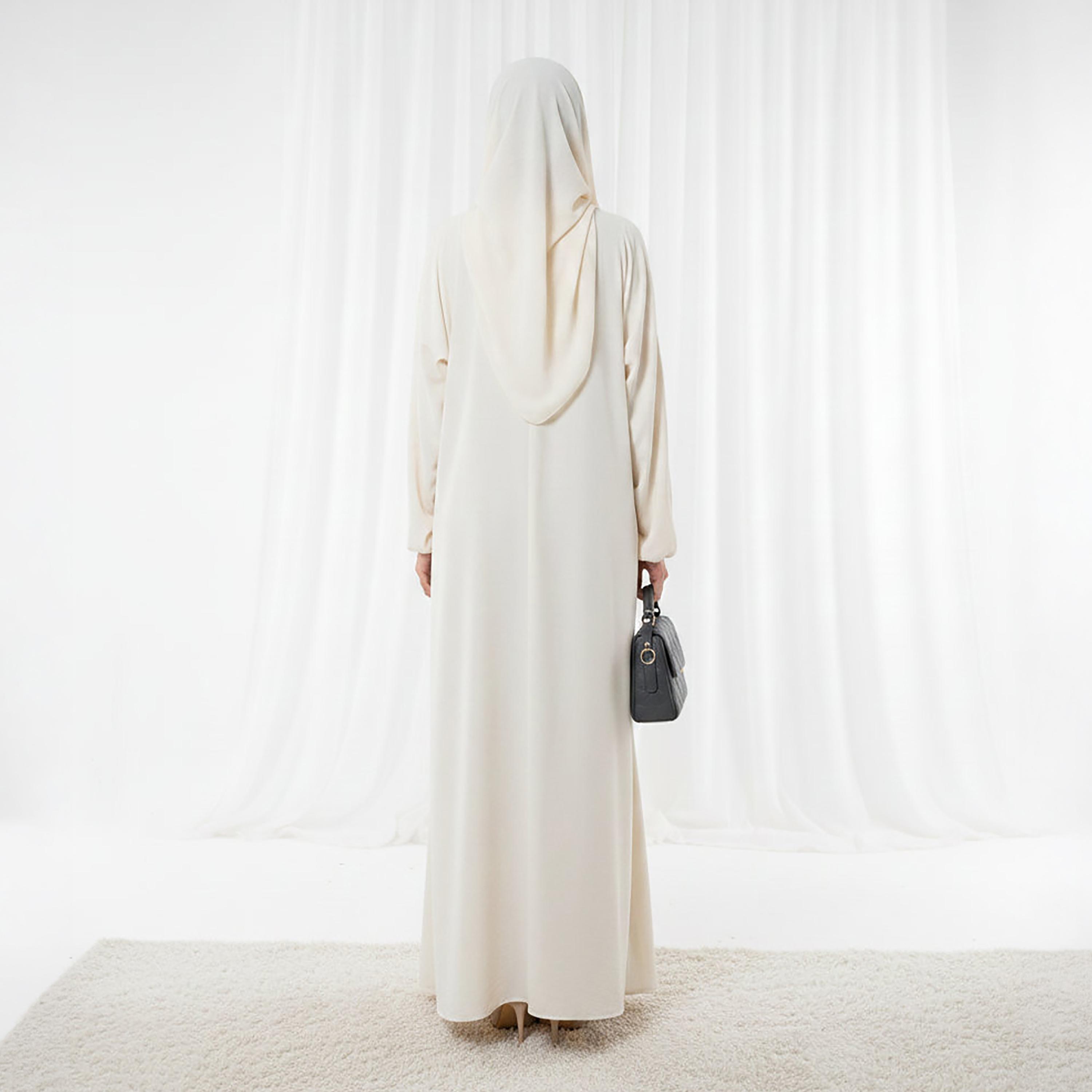 Msquare Fashion Bishop Sleeves Harir Maqsood Women's Abaya-women-arabicclothing-abayas-image-4