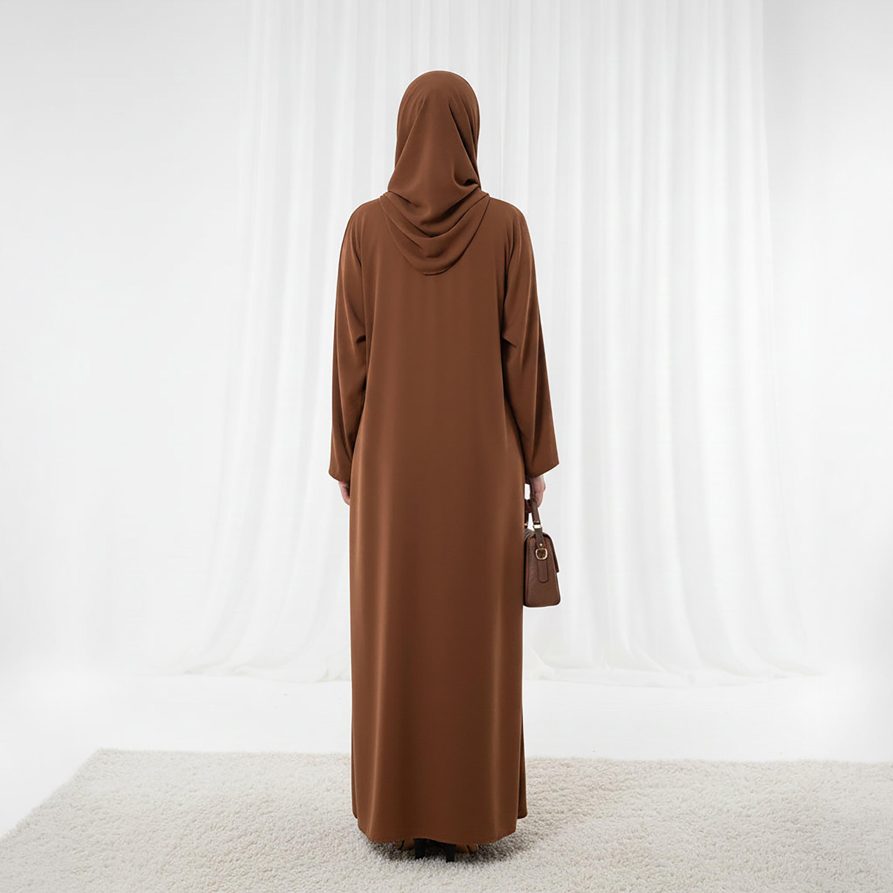 Msquare Fashion Bishop Sleeves Harir Maqsood Women's Abaya-women-arabicclothing-abayas-image-5