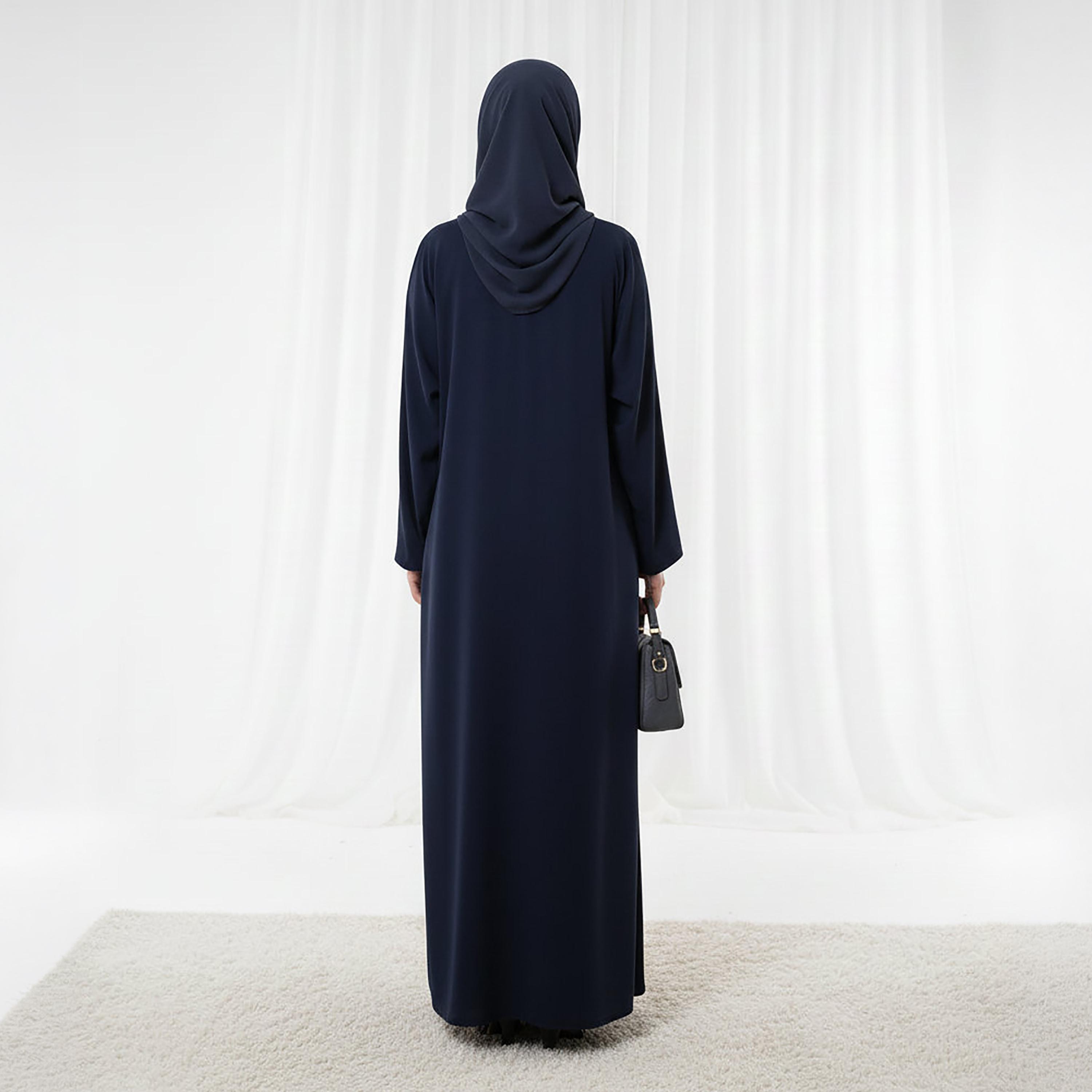 Msquare Fashion Bishop Sleeves Harir Maqsood Women's Abaya-women-arabicclothing-abayas-image-5